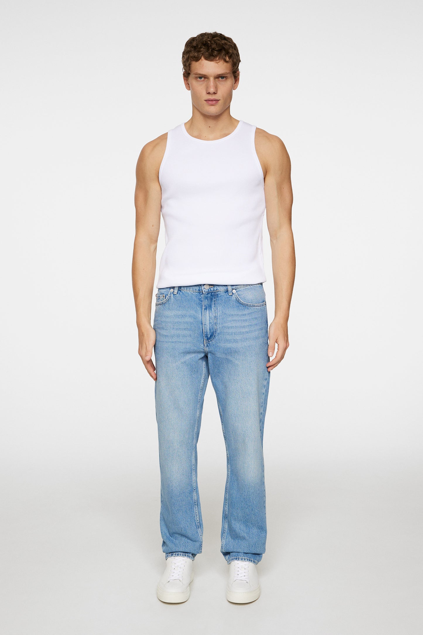 Cody Washed Reg Jeans in Light Blue by J.Lindeberg