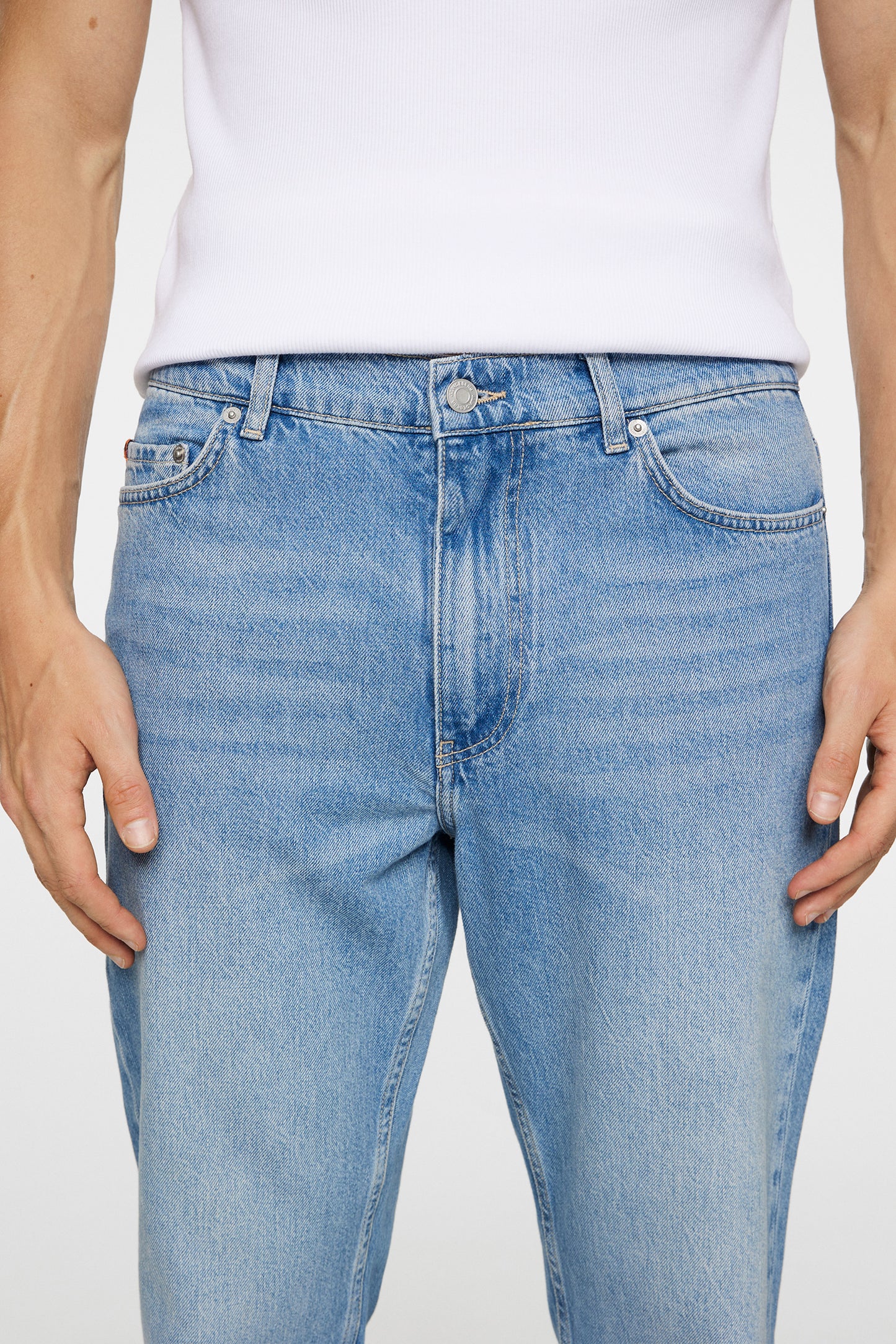 Cody Washed Reg Jeans in Light Blue by J.Lindeberg