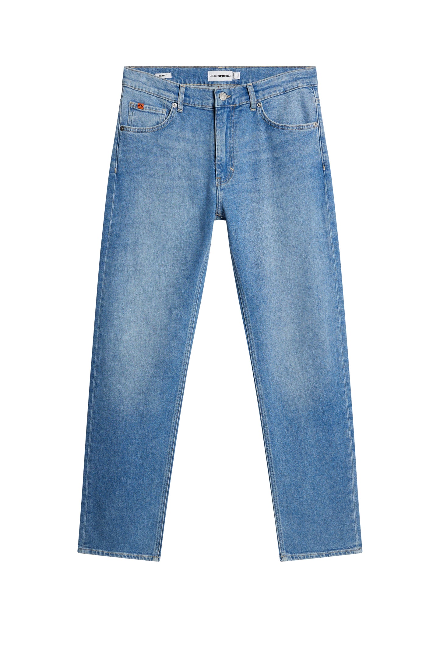 Jax Light Wash Slim Jeans in Light Blue by J.Lindeberg