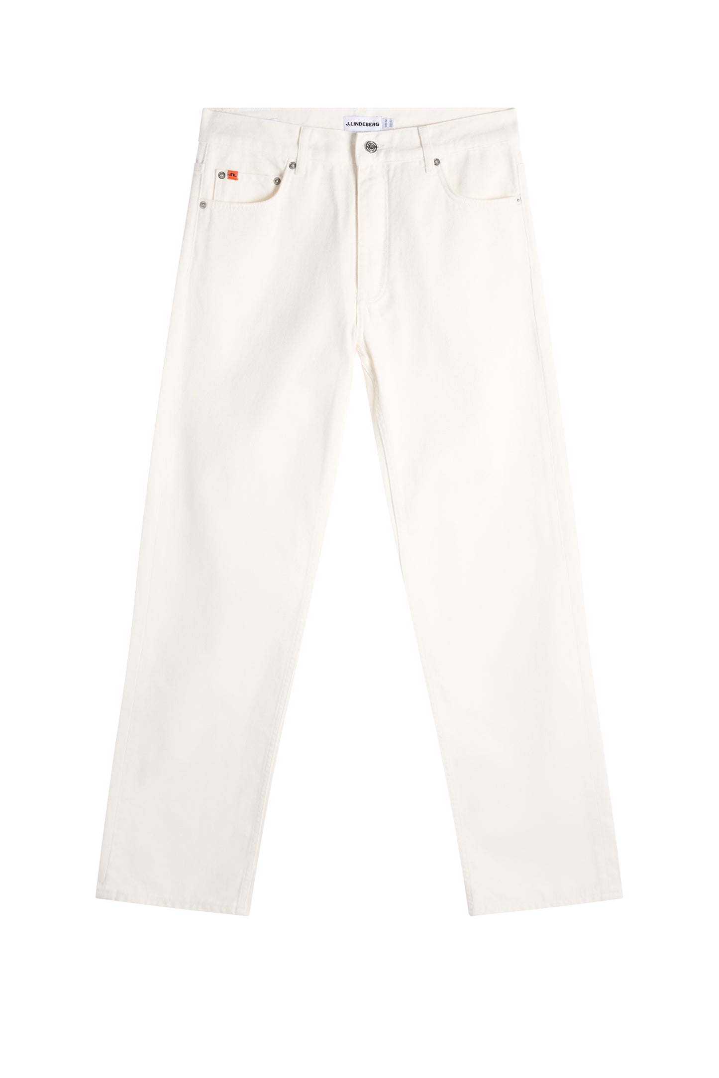 Cody White Reg Jeans in White by J.Lindeberg