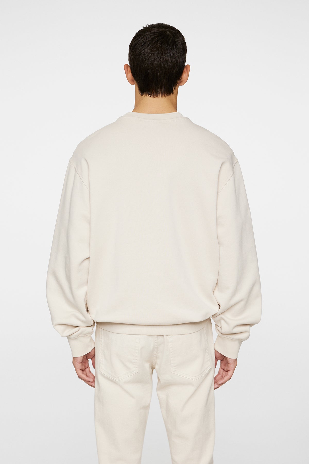 Callan Crew Neck in Moonbeam by J.Lindeberg