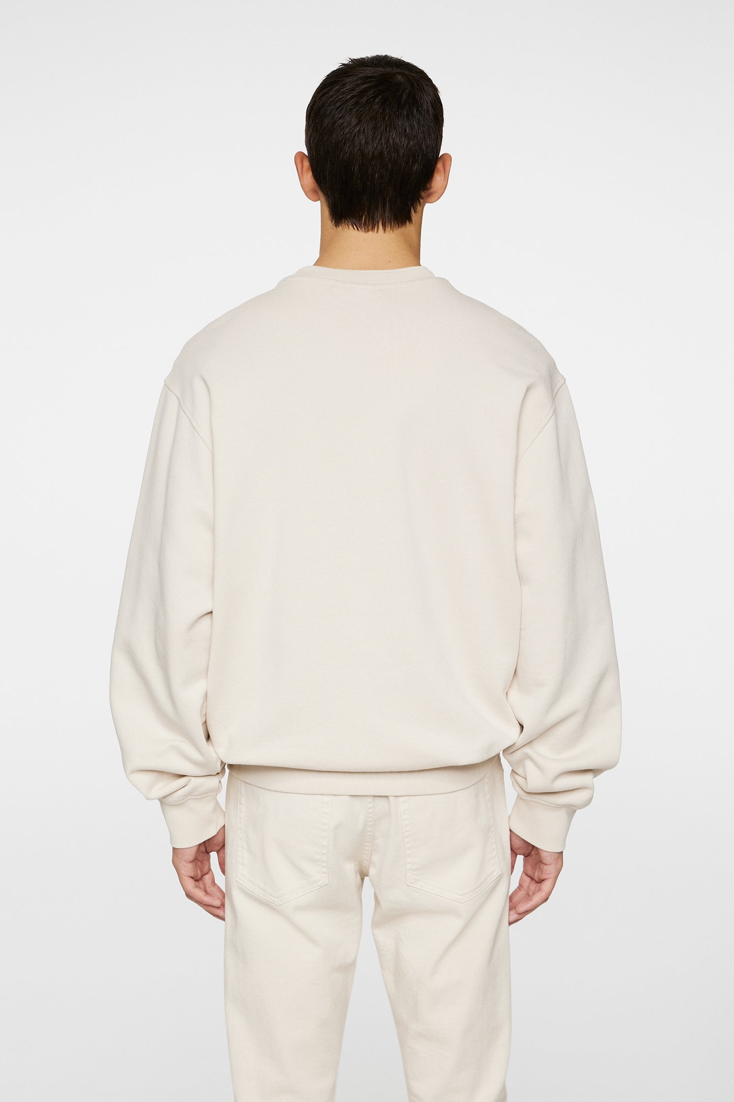 Callan Crew Neck in Moonbeam by J.Lindeberg