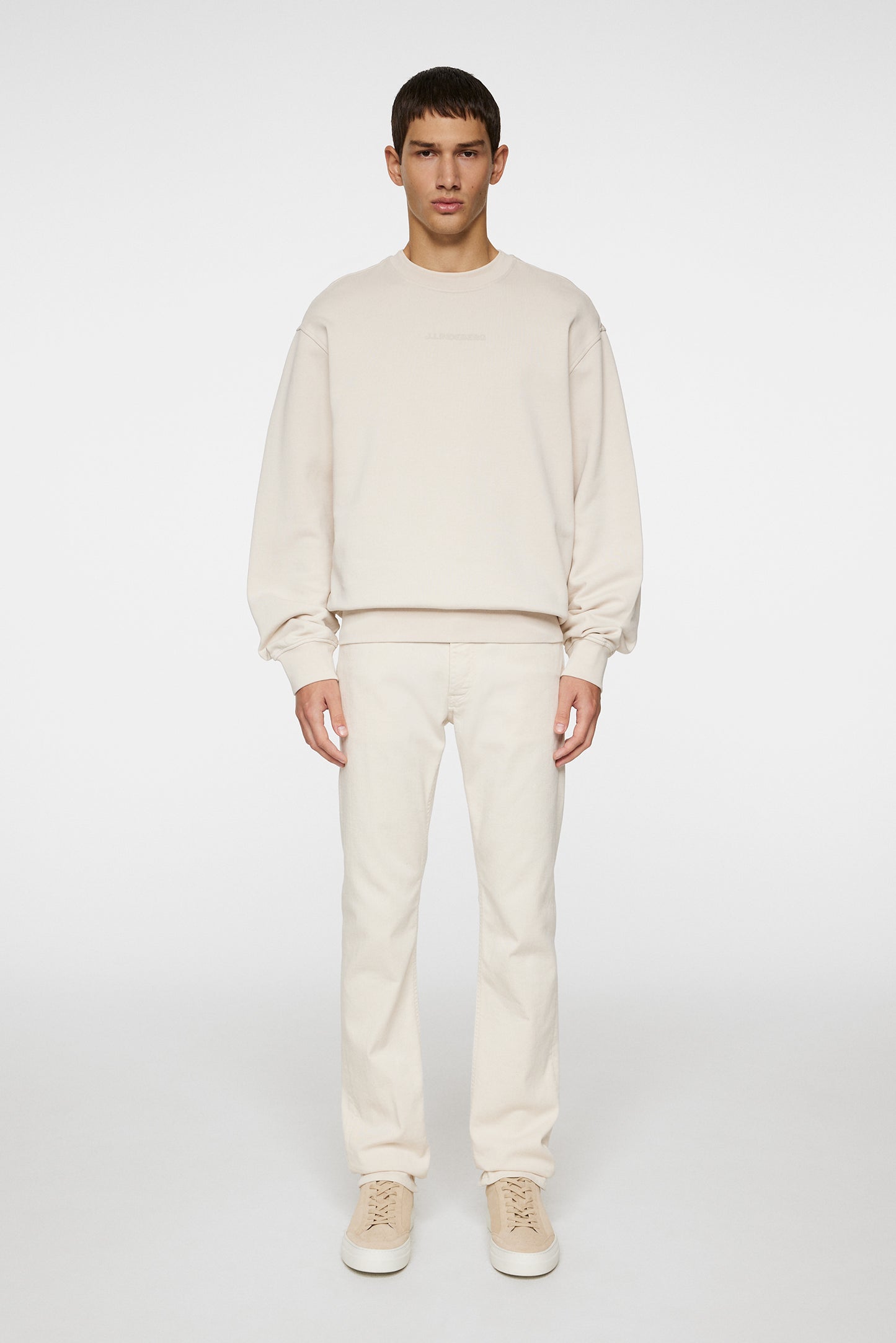 Callan Crew Neck in Moonbeam by J.Lindeberg