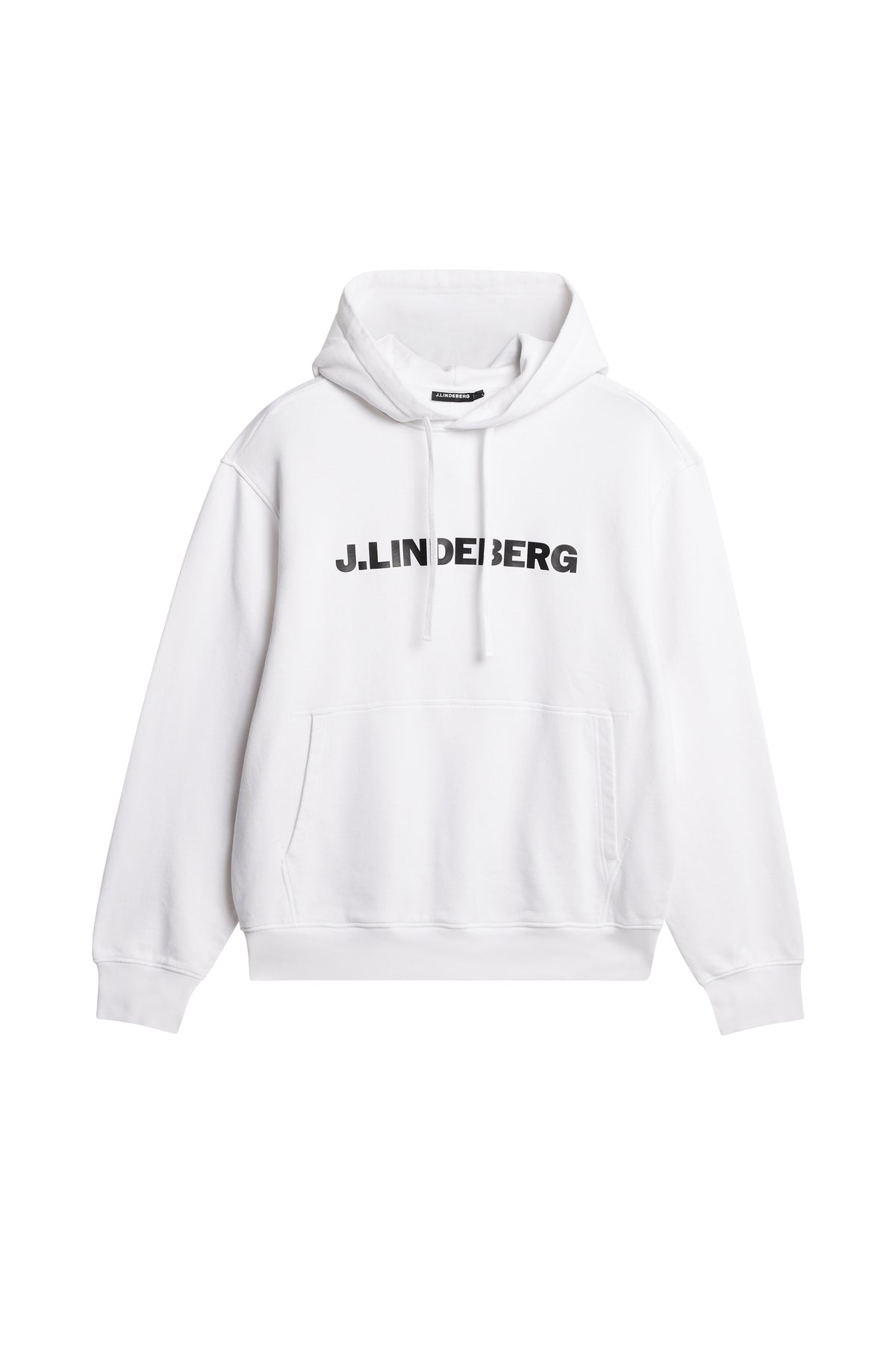 Callan Hoodie in White by J.Lindeberg