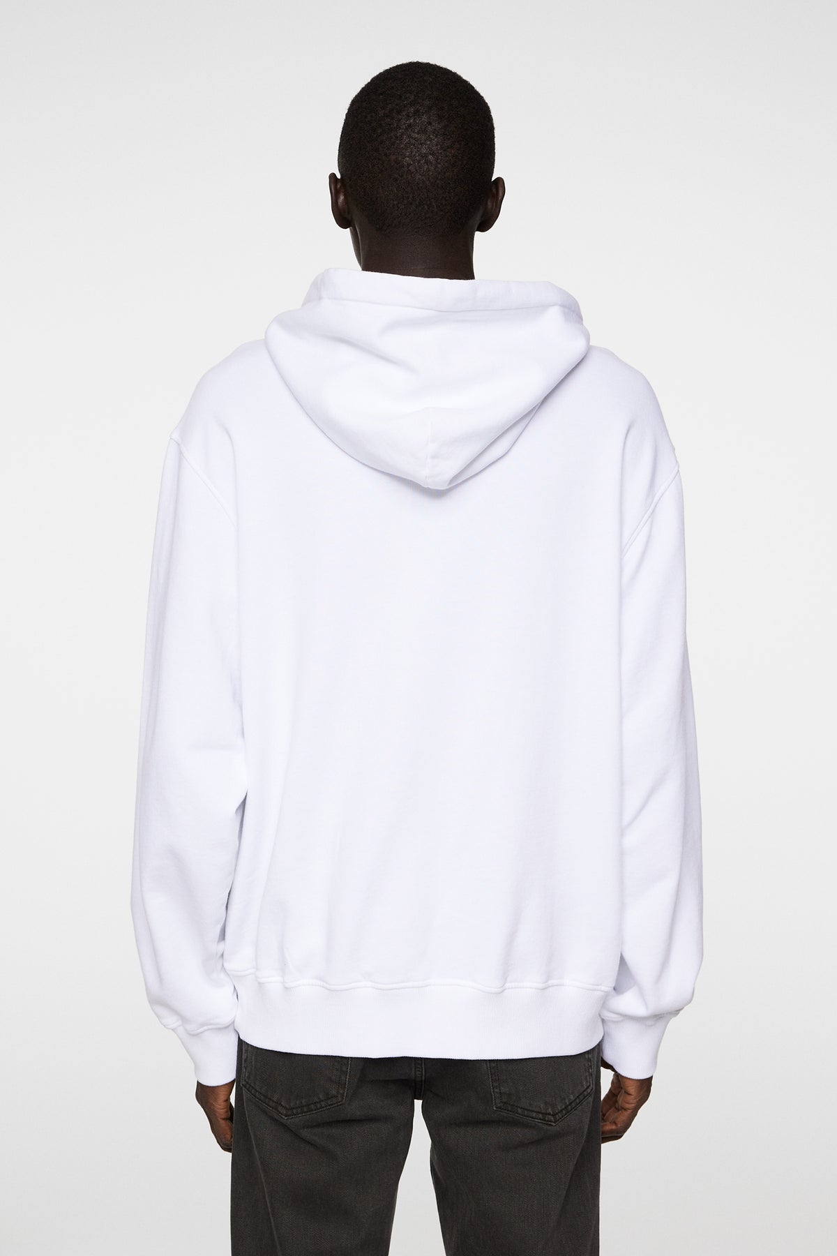 Callan Hoodie in White by J.Lindeberg