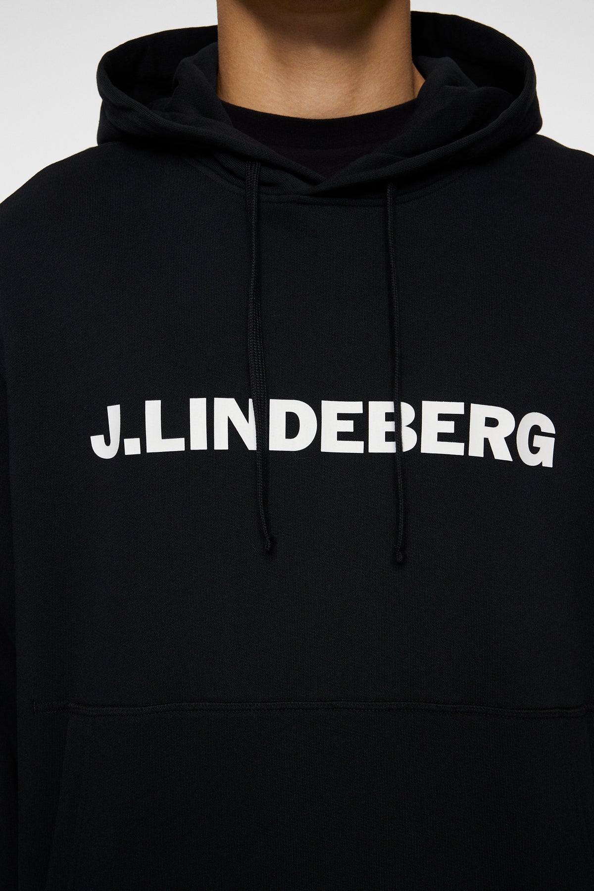 Callan Hoodie in Black by J.Lindeberg