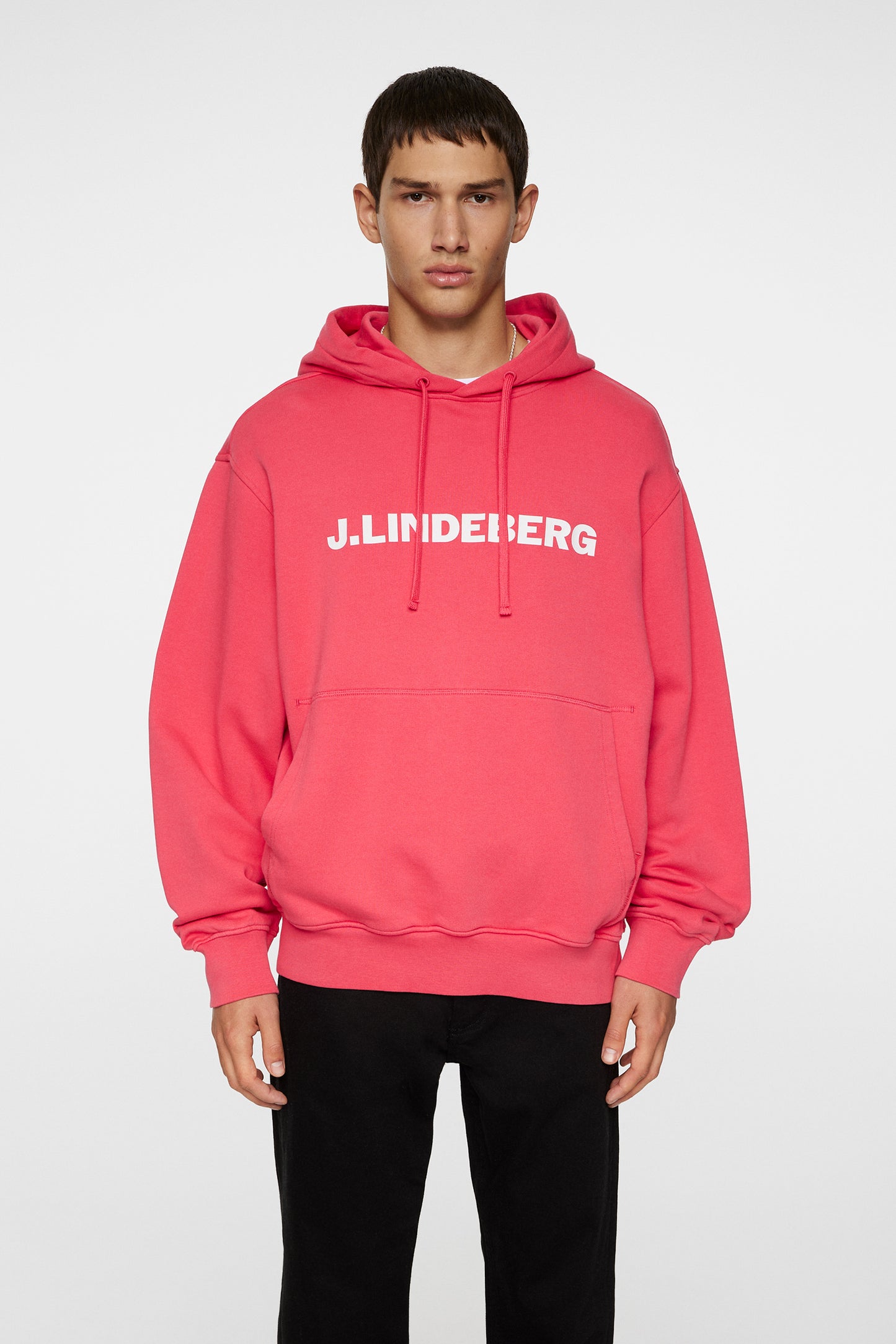 Callan Hoodie in Azalea by J.Lindeberg