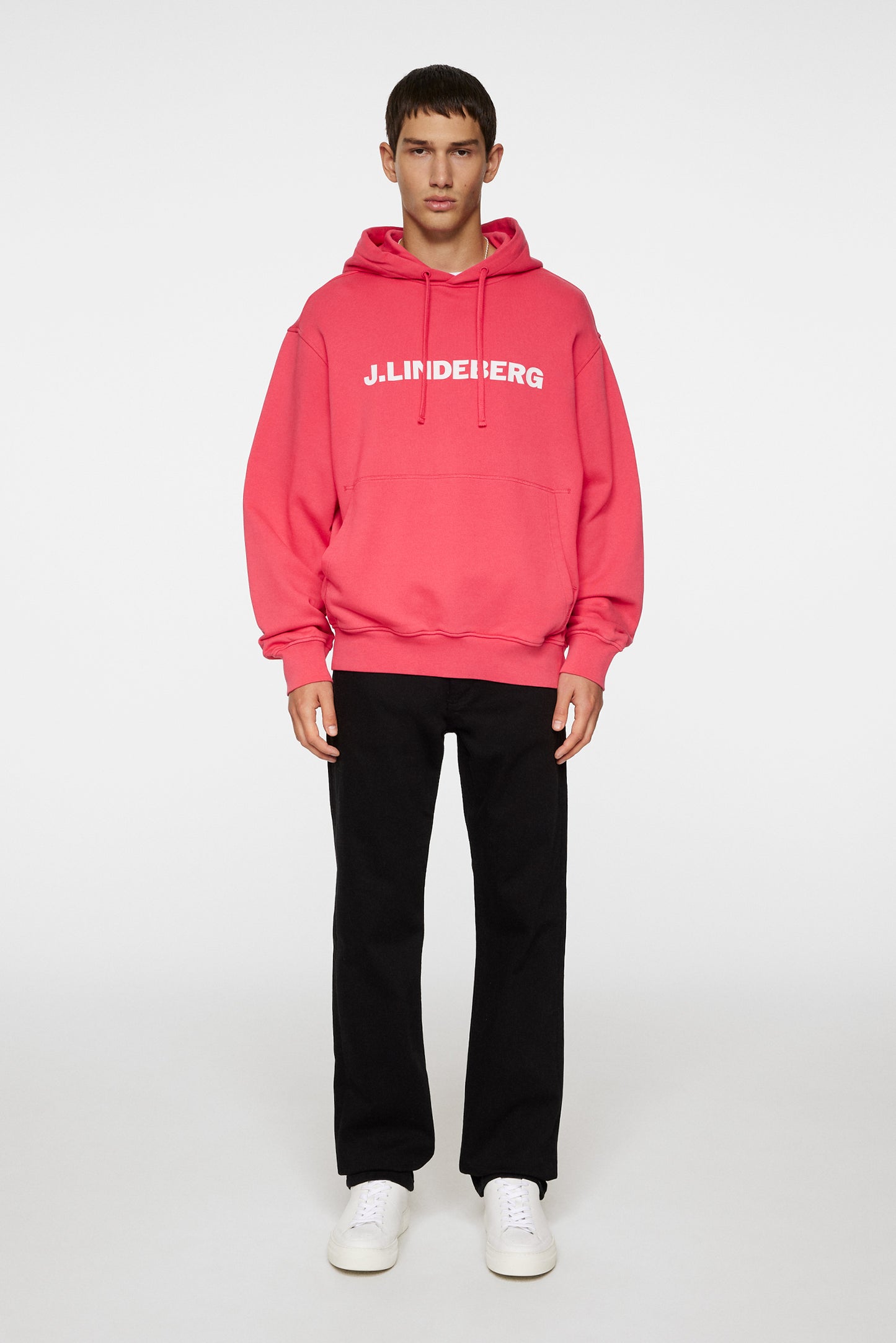 Callan Hoodie in Azalea by J.Lindeberg