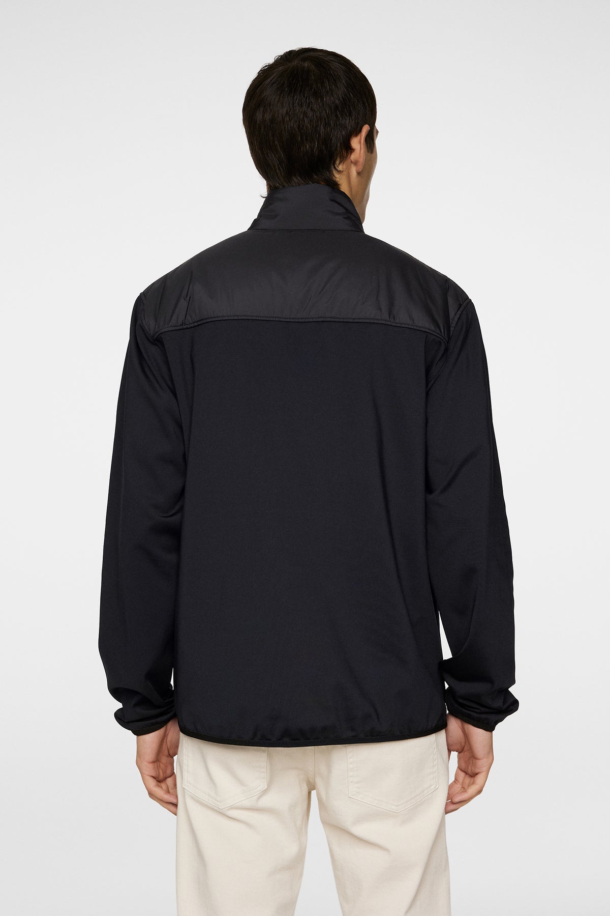 Dalin Hybrid Jacket in Black by J.Lindeberg
