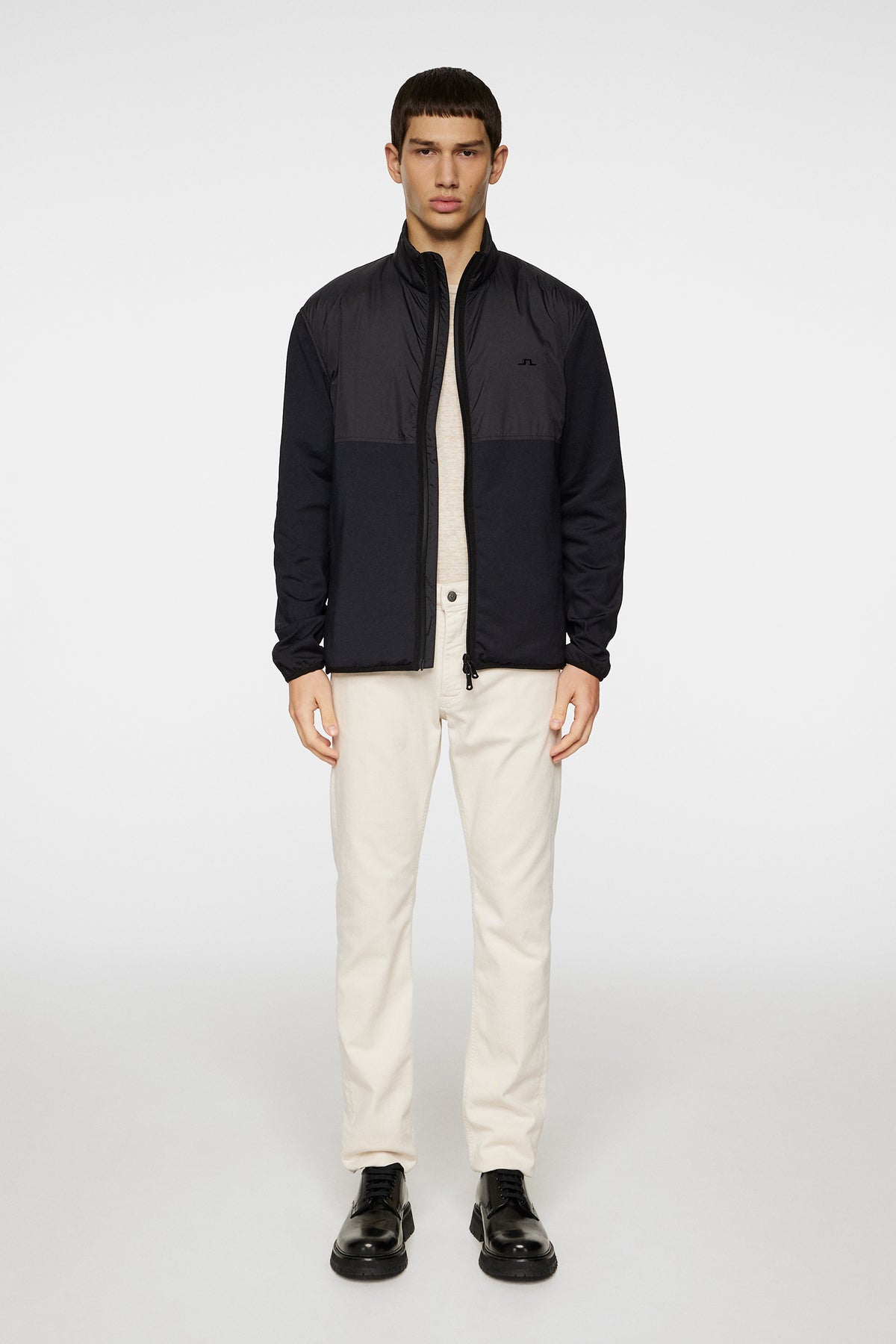 Dalin Hybrid Jacket in Black by J.Lindeberg