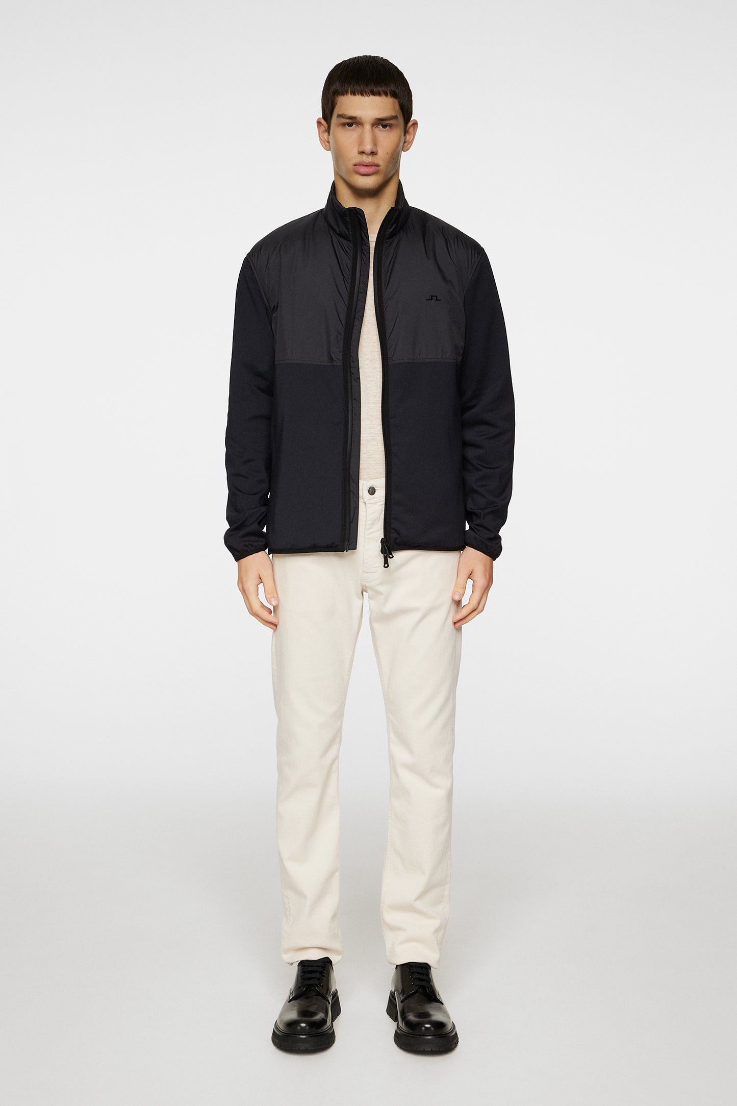 Dalin Hybrid Jacket in Black by J.Lindeberg