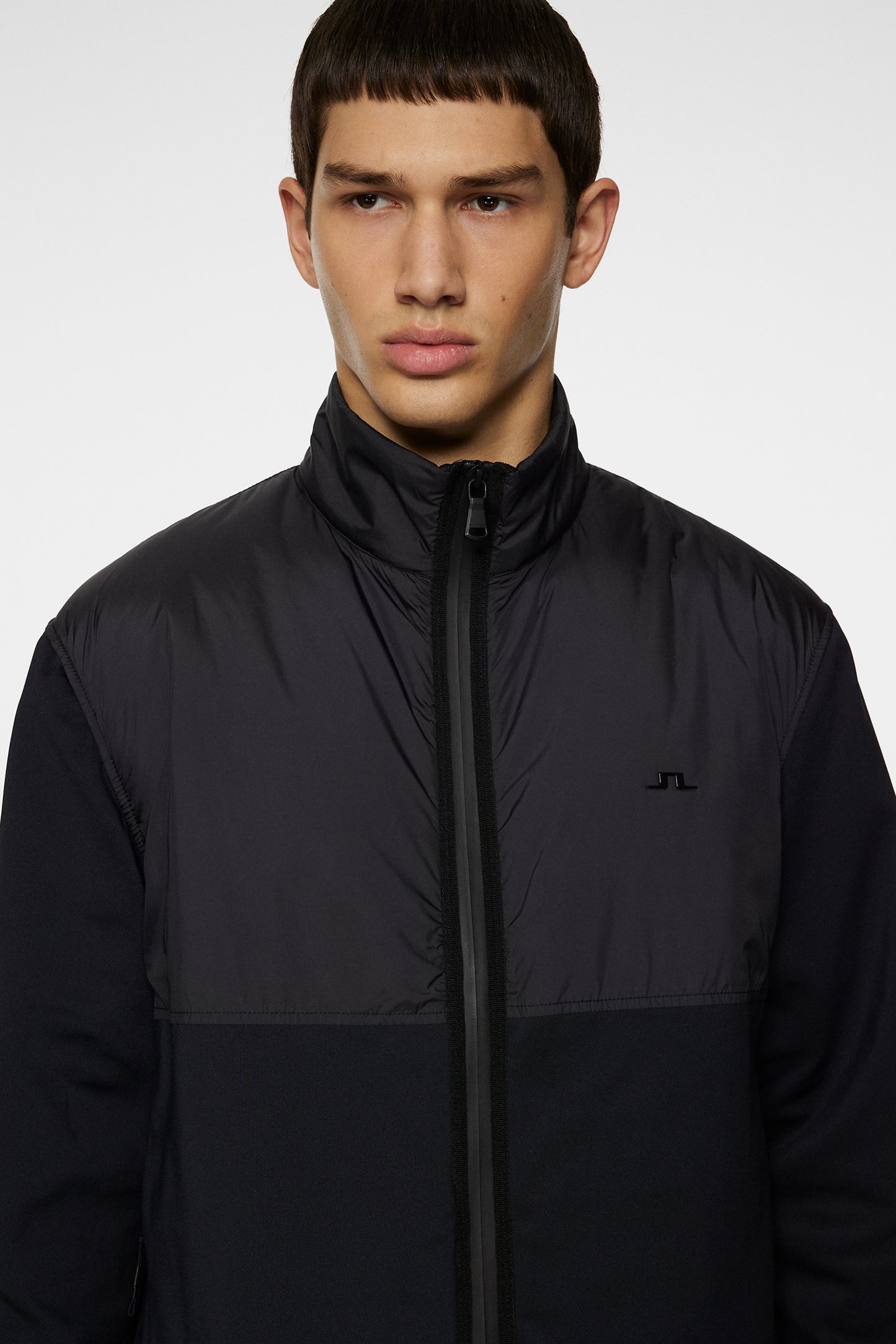 Dalin Hybrid Jacket in Black by J.Lindeberg