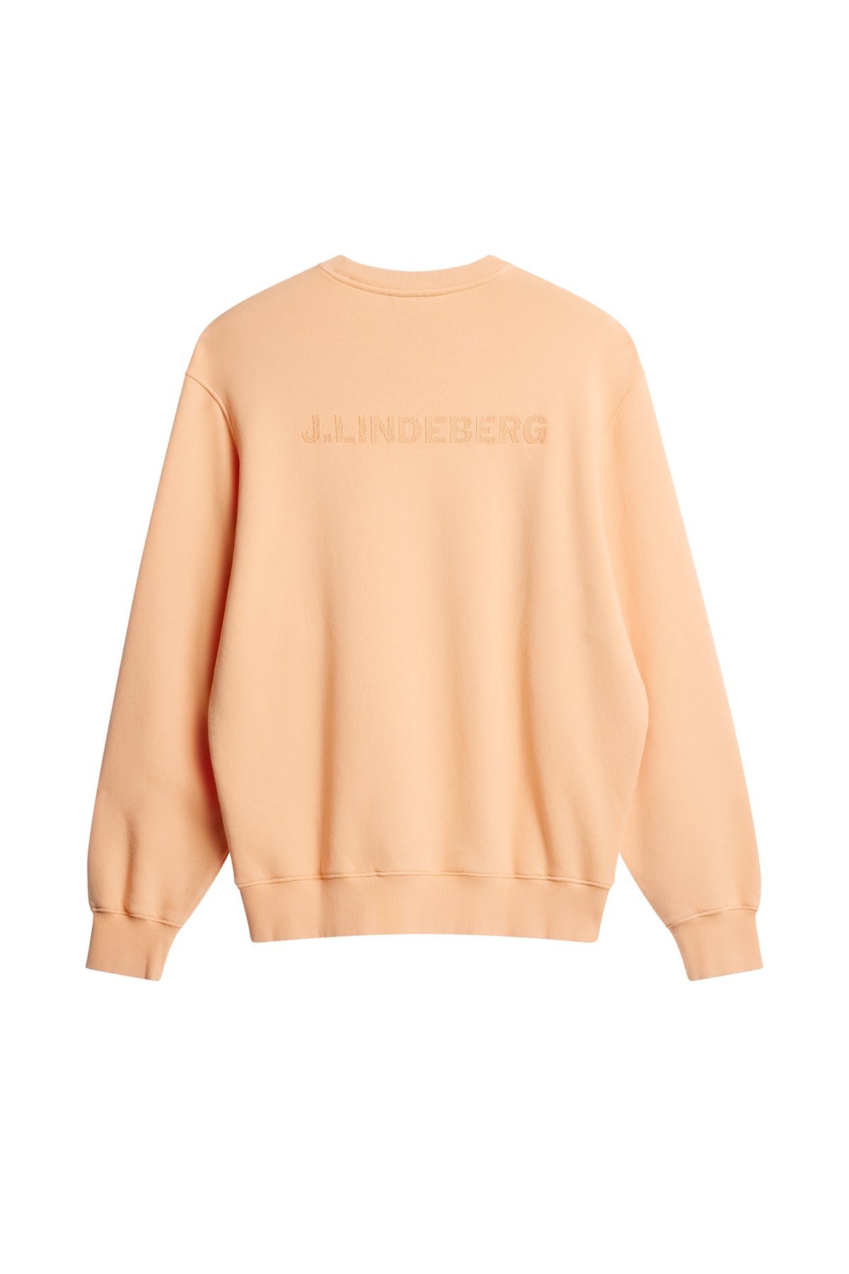 Callan Seasonal Logo Sweater in Mock Orange by J.Lindeberg