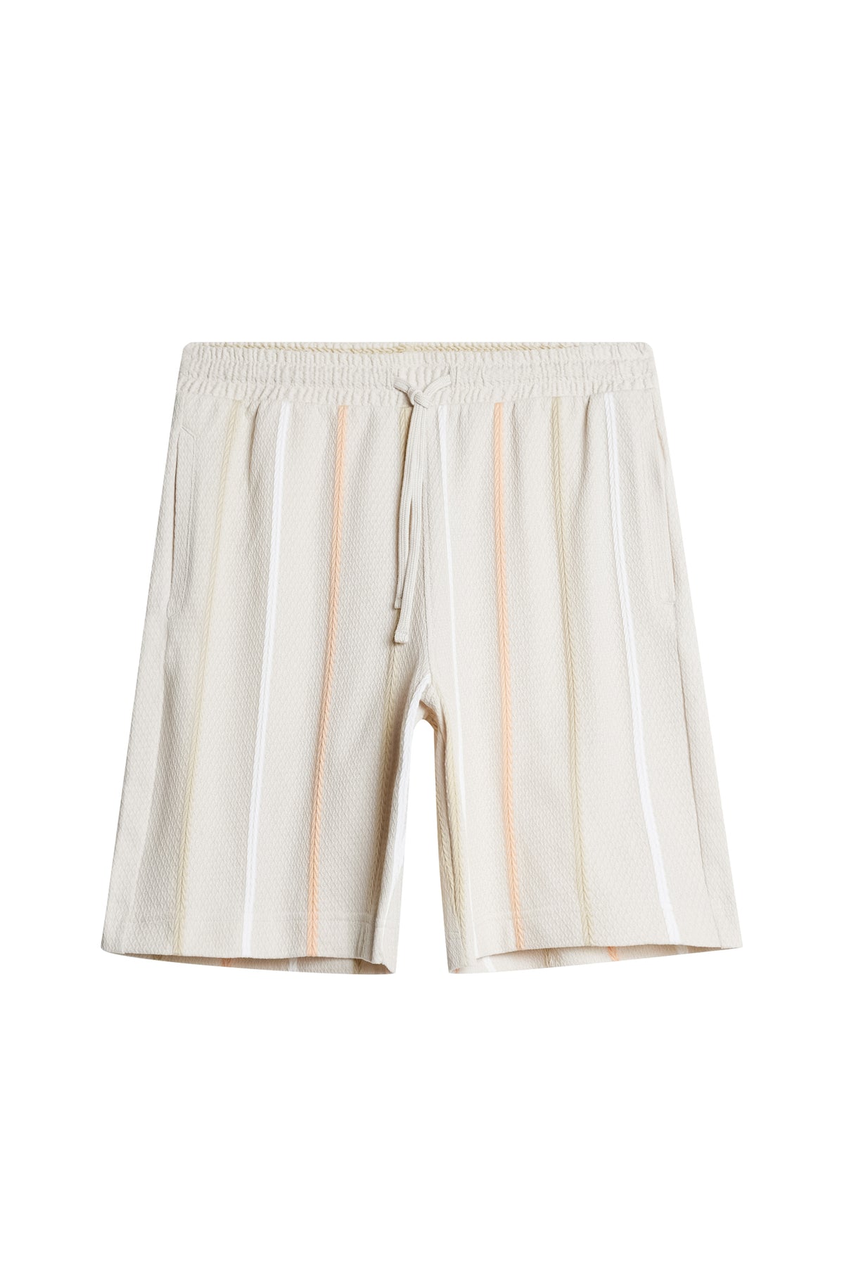 Simon Stripe Shorts in Moonbeam by J.Lindeberg