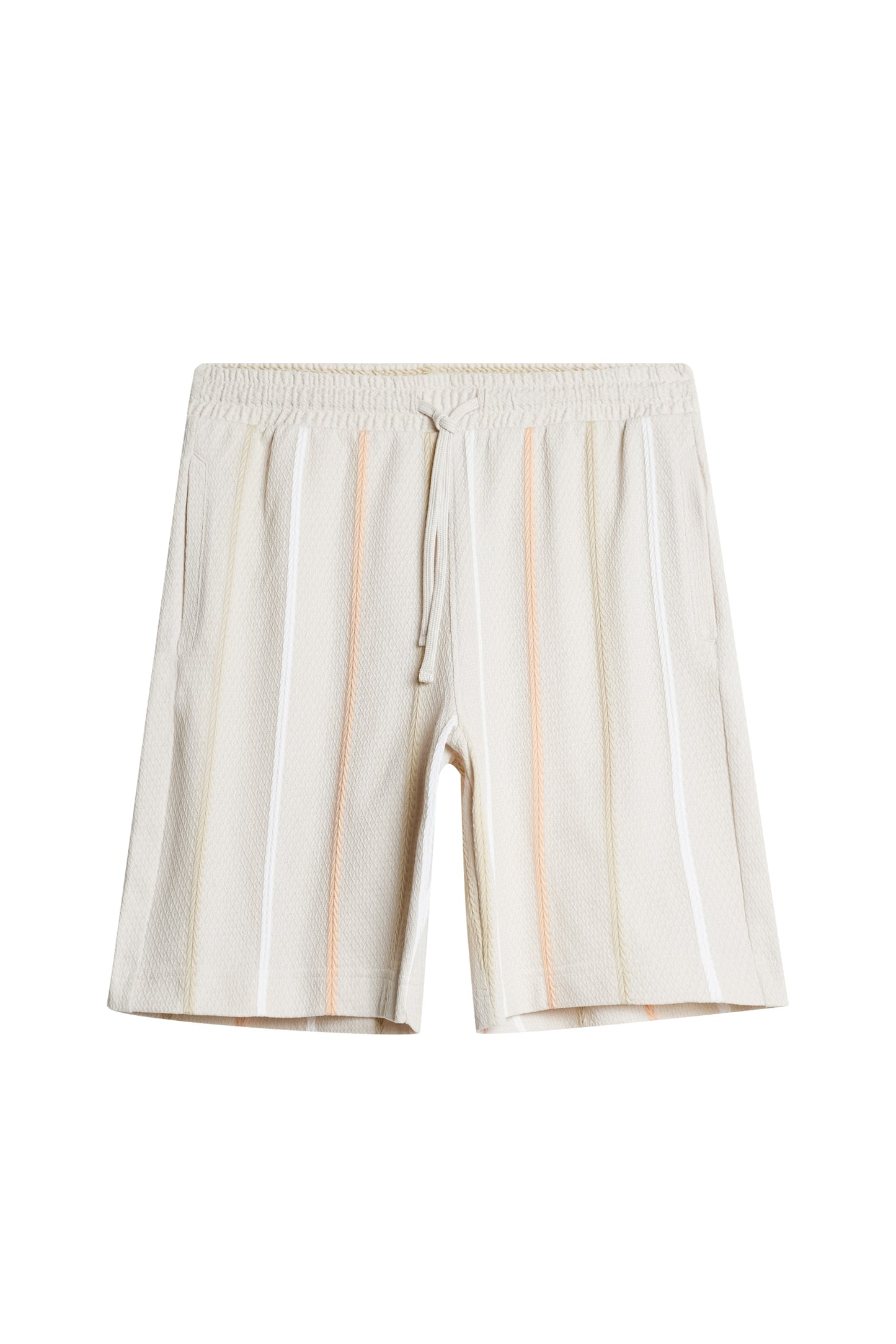 Simon Stripe Shorts in Moonbeam by J.Lindeberg