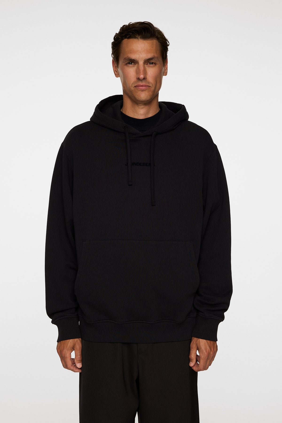 Callan Hoodie in Black by J.Lindeberg