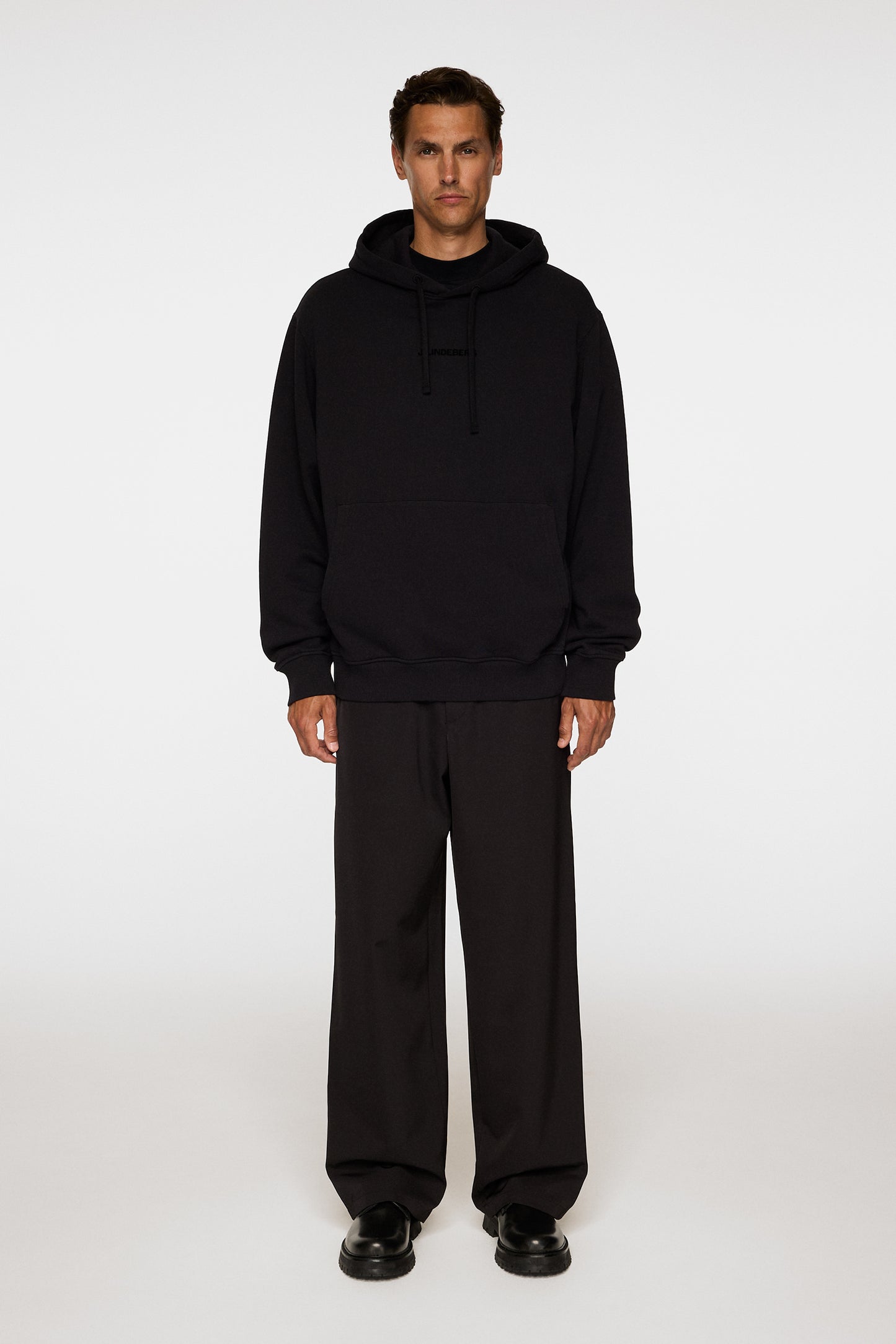 Callan Hoodie in Black by J.Lindeberg