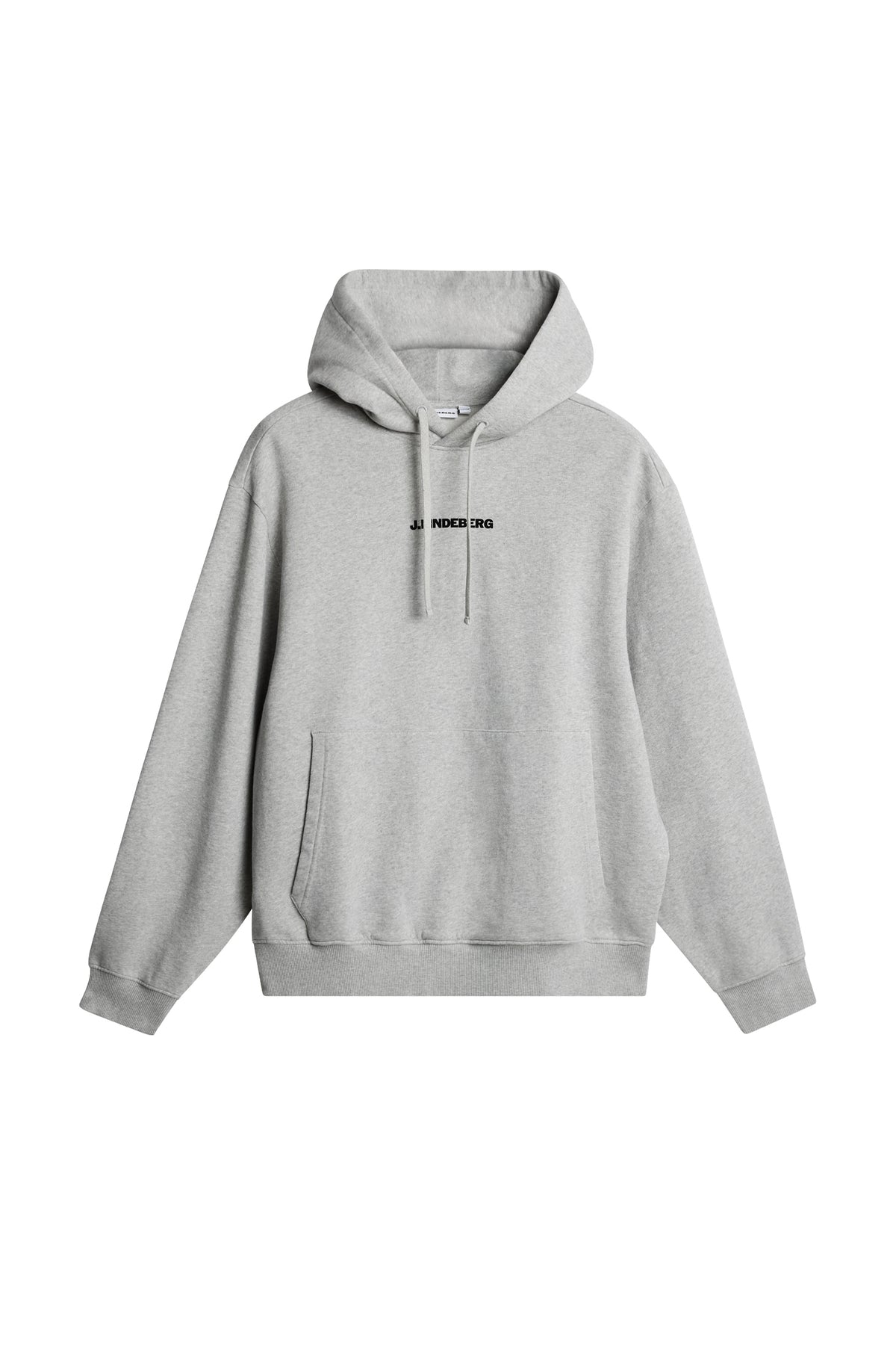 Callan Hoodie in Light Grey Melange by J.Lindeberg