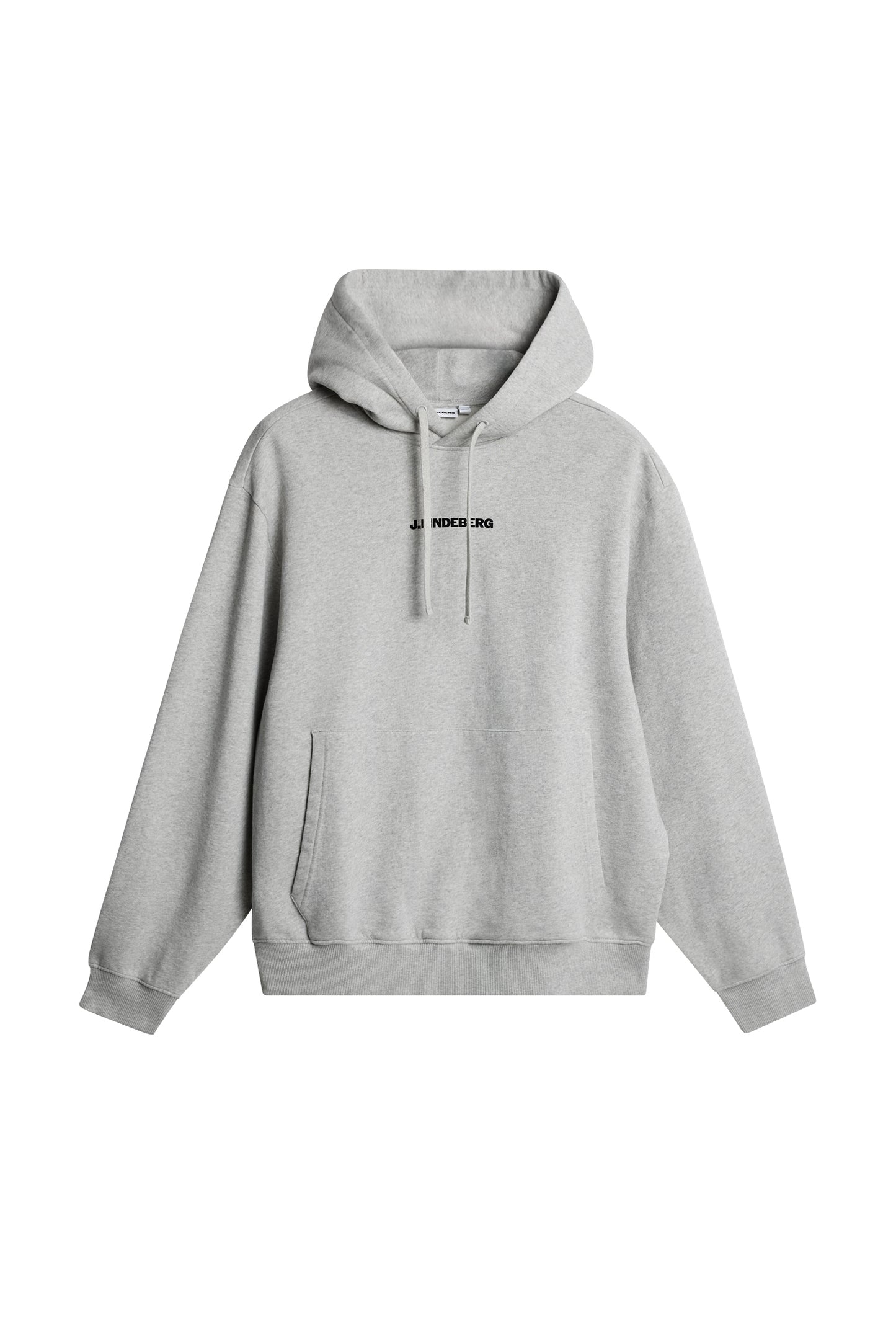 Callan Hoodie in Light Grey Melange by J.Lindeberg
