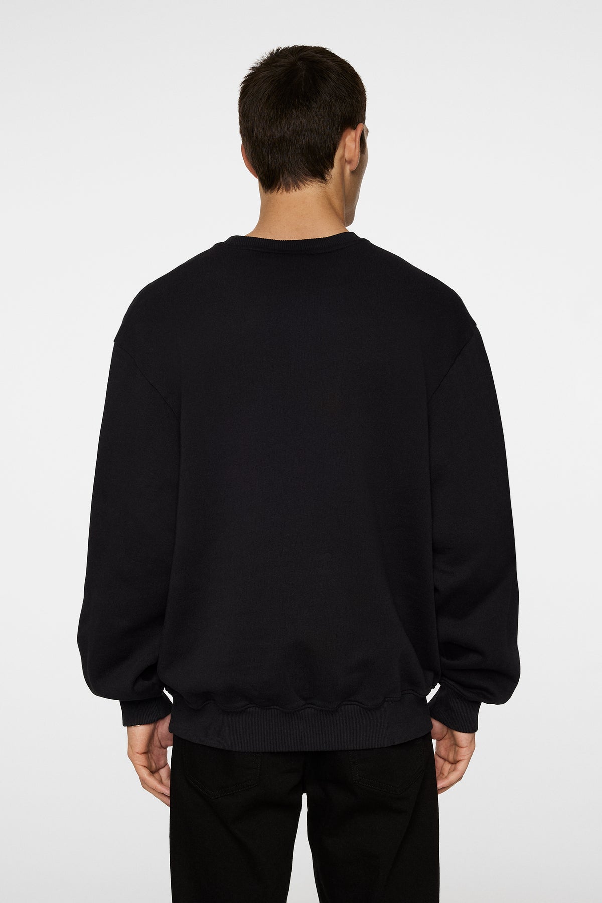Callan Crew Neck in Black by J.Lindeberg