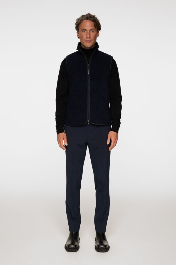 Duncan Wool Fleece Vest / JL Navy