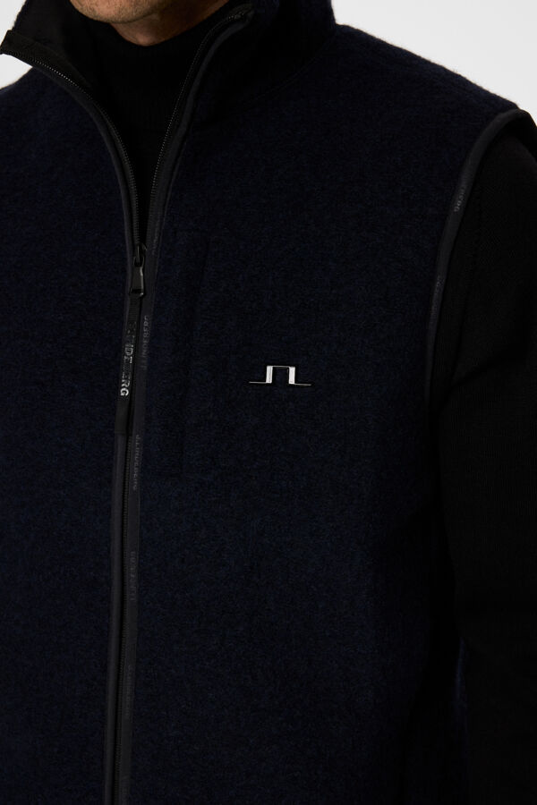 Duncan Wool Fleece Vest / JL Navy