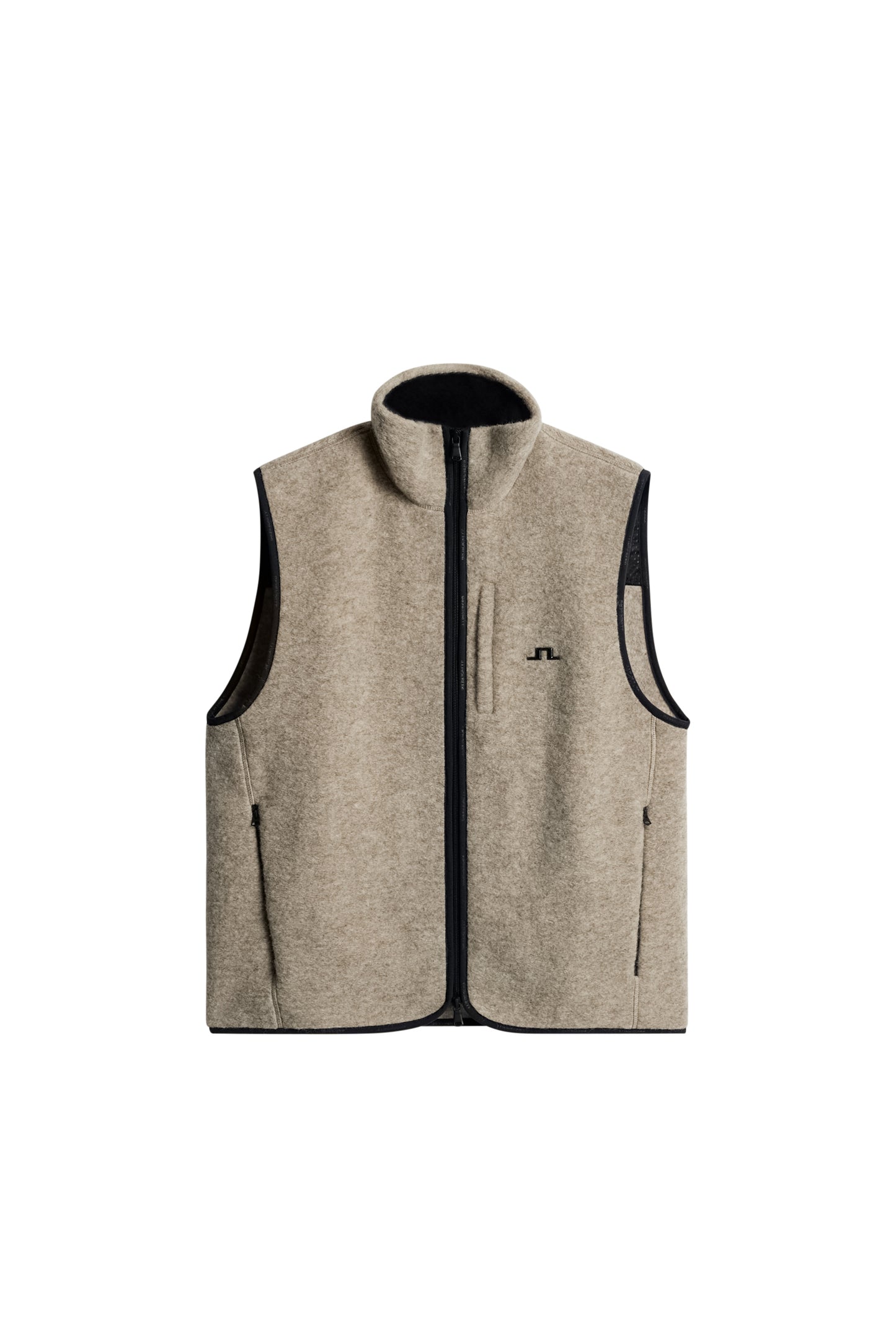 Duncan Wool Fleece Vest in Moonbeam by J.Lindeberg