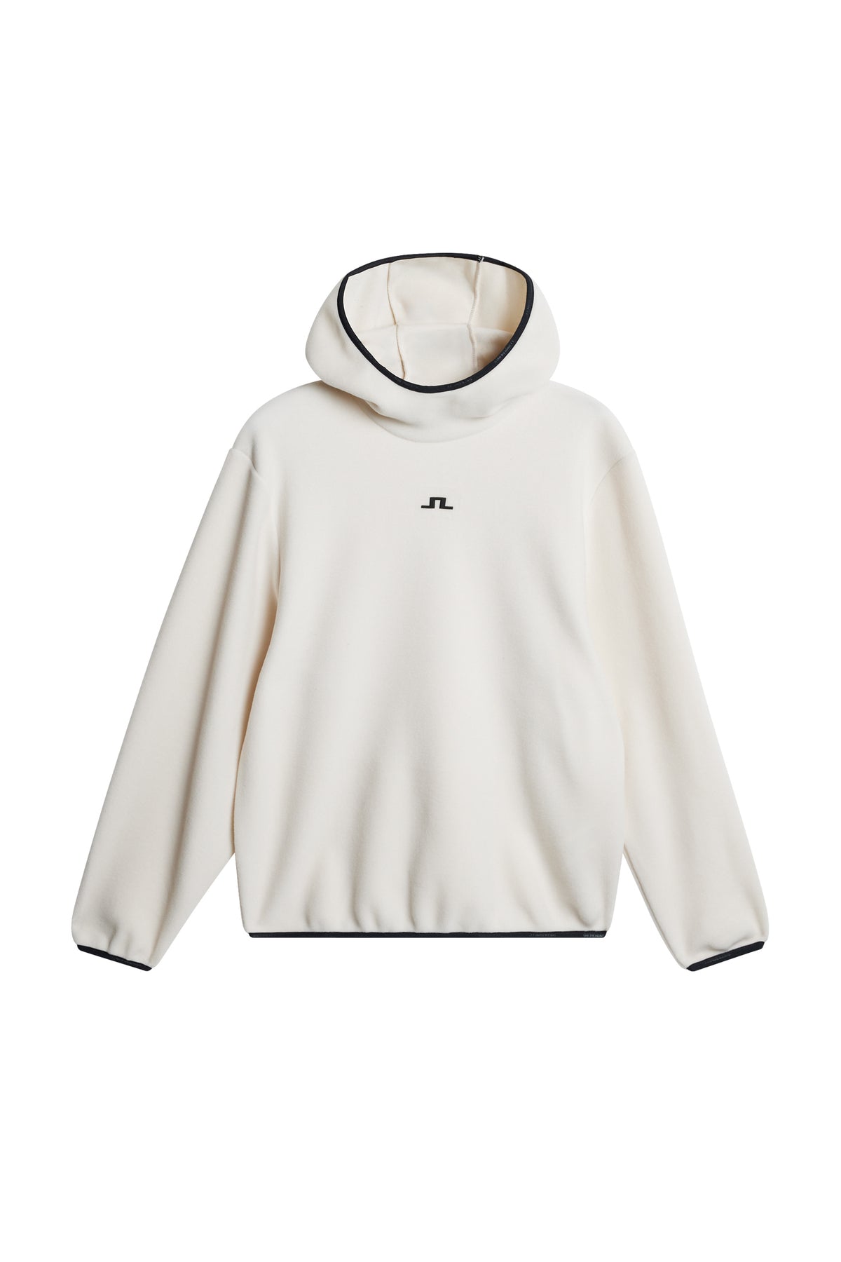 Como Fleece hoodie in Moonbeam by J.Lindeberg