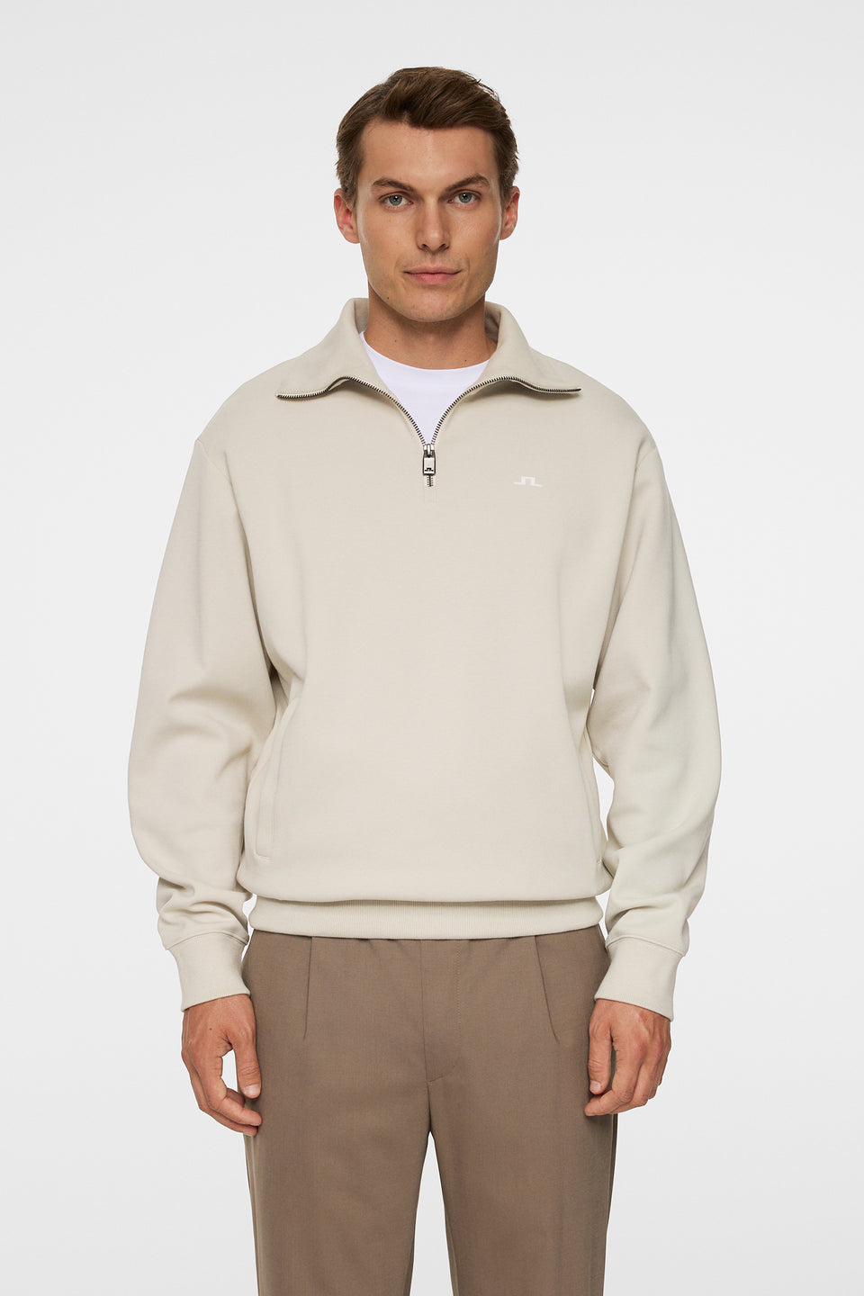Callan Quarter Zip / Moonbeam