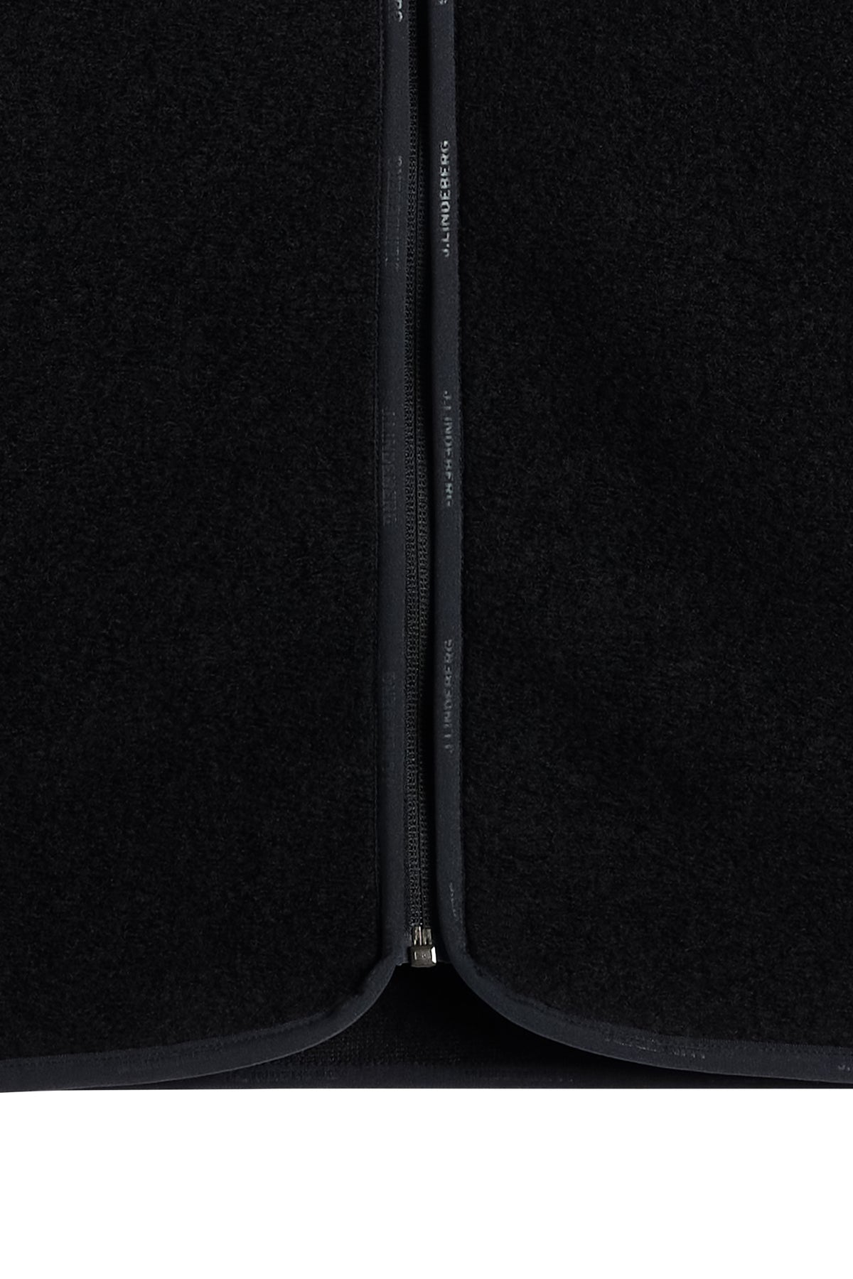 Duncan Wool Fleece Vest in Black by J.Lindeberg