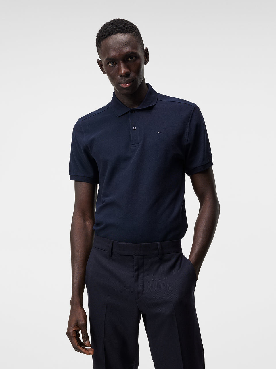 Troy Pique Polo Shirt / JL Navy