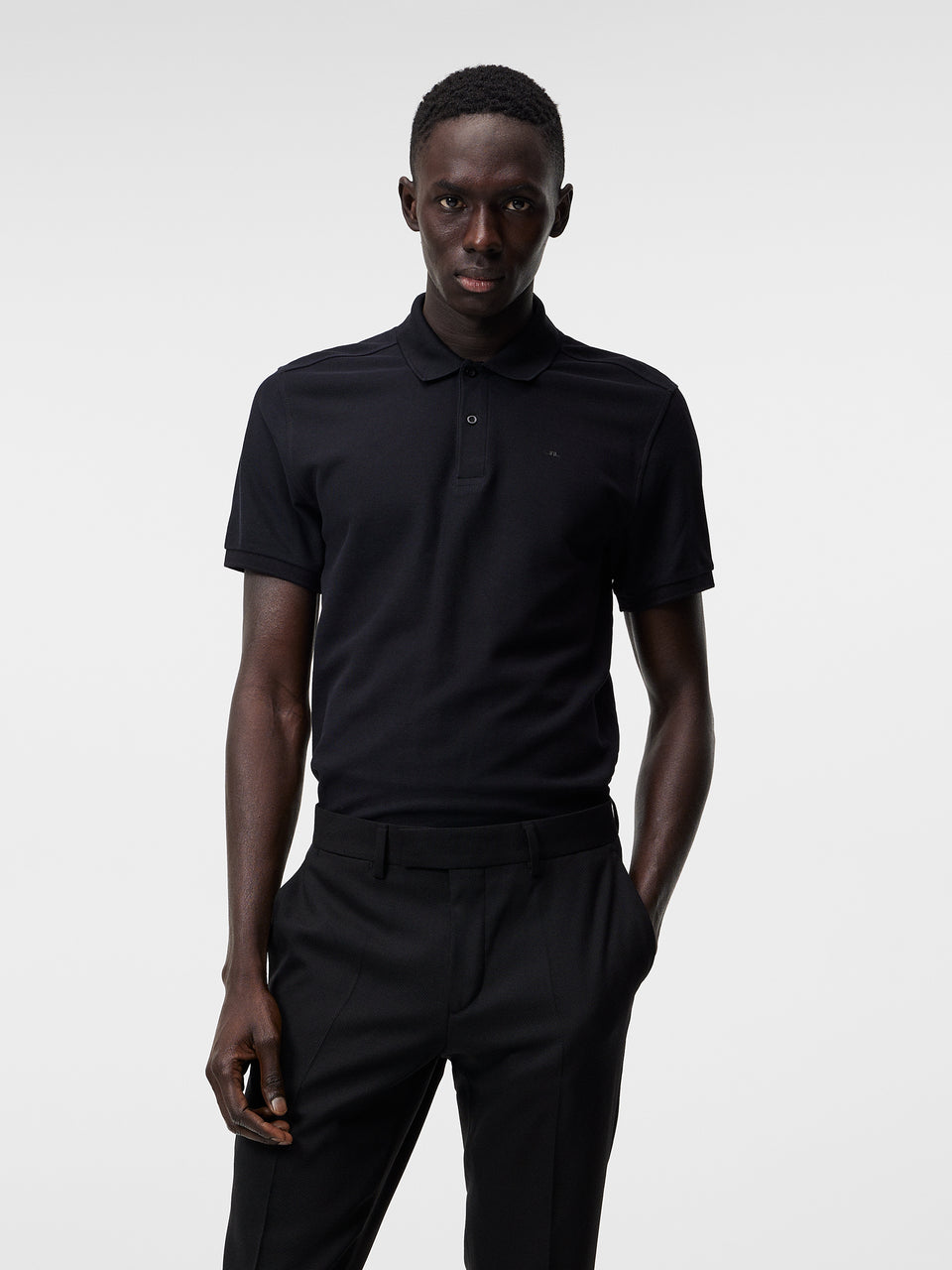 Troy Pique Polo Shirt / Black