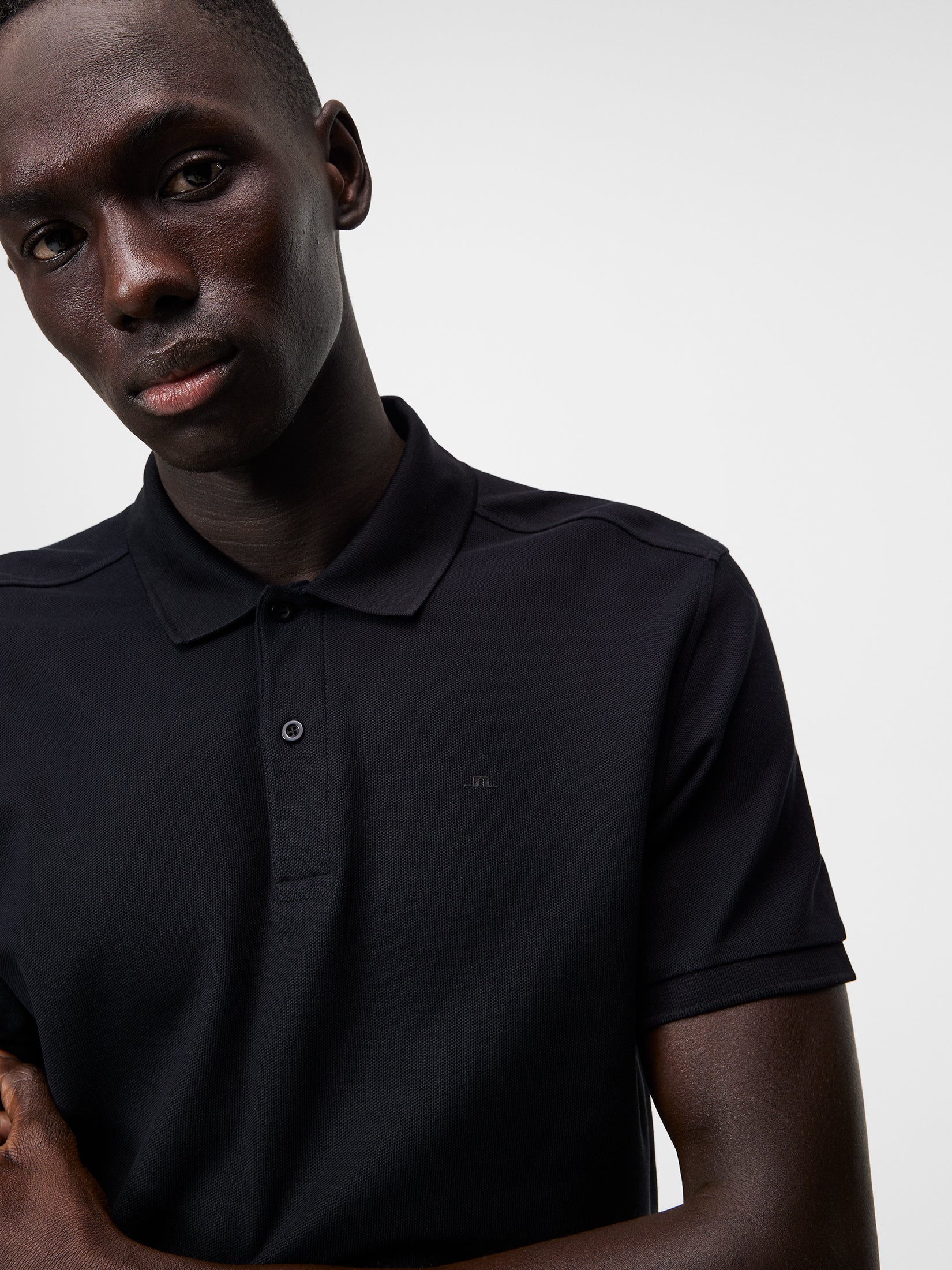 THE SHISHIKUI POLO SHIRT ブラック Troy Pique Polo Shirt / Black | J.Lindeberg Official
