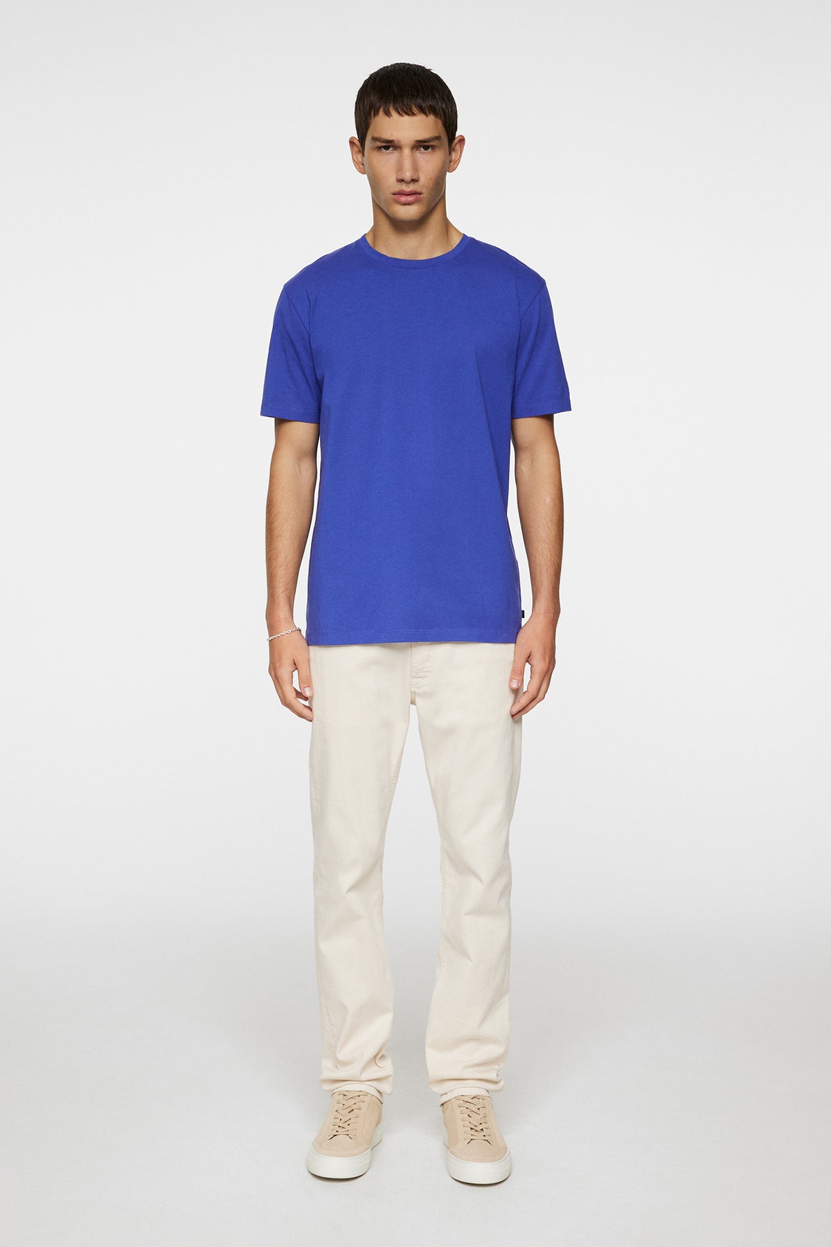 Sid Basic T-Shirt in Clematis Blue by J.Lindeberg
