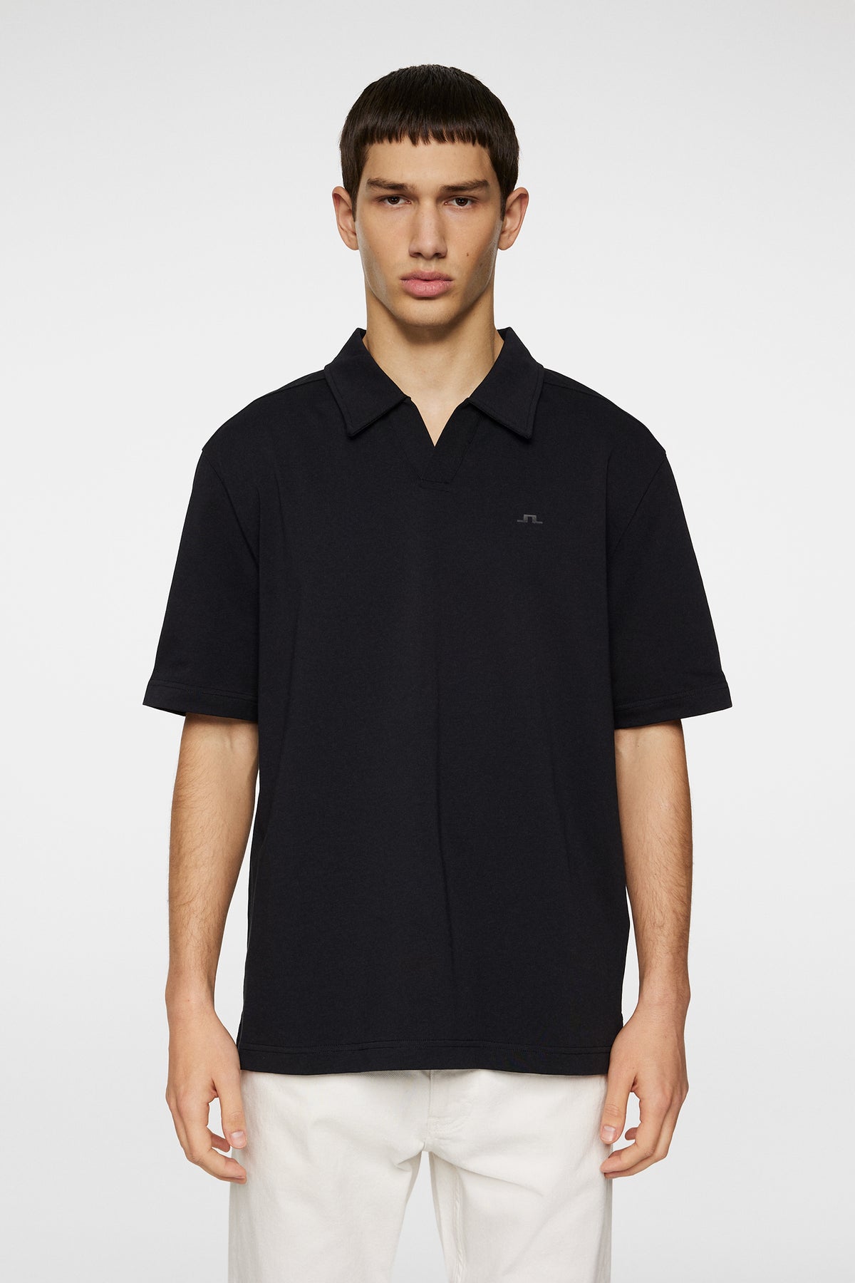 Roy relaxed Polo Pique in Black by J.Lindeberg