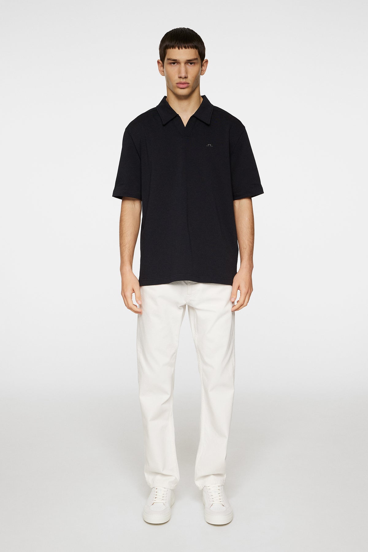 Roy relaxed Polo Pique in Black by J.Lindeberg