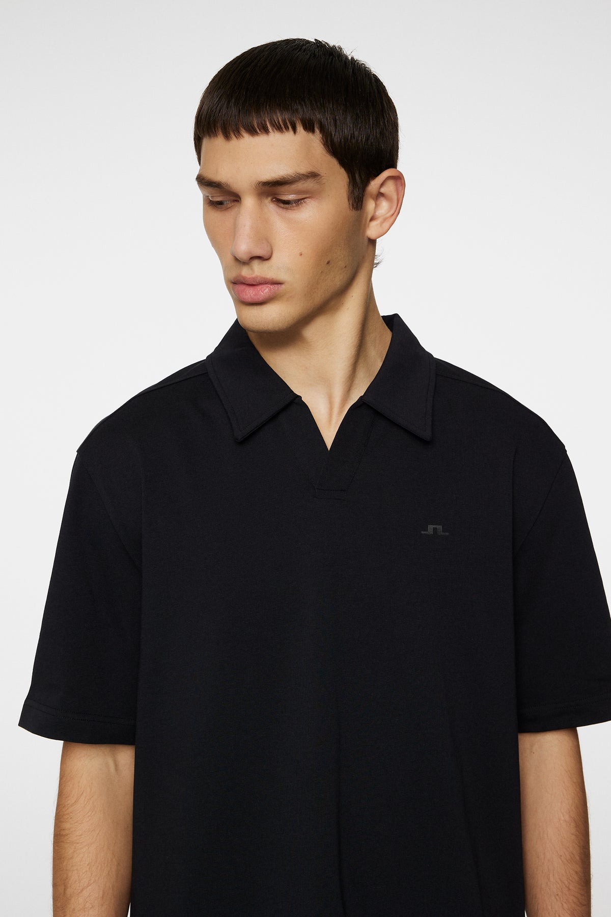Roy relaxed Polo Pique in Black by J.Lindeberg
