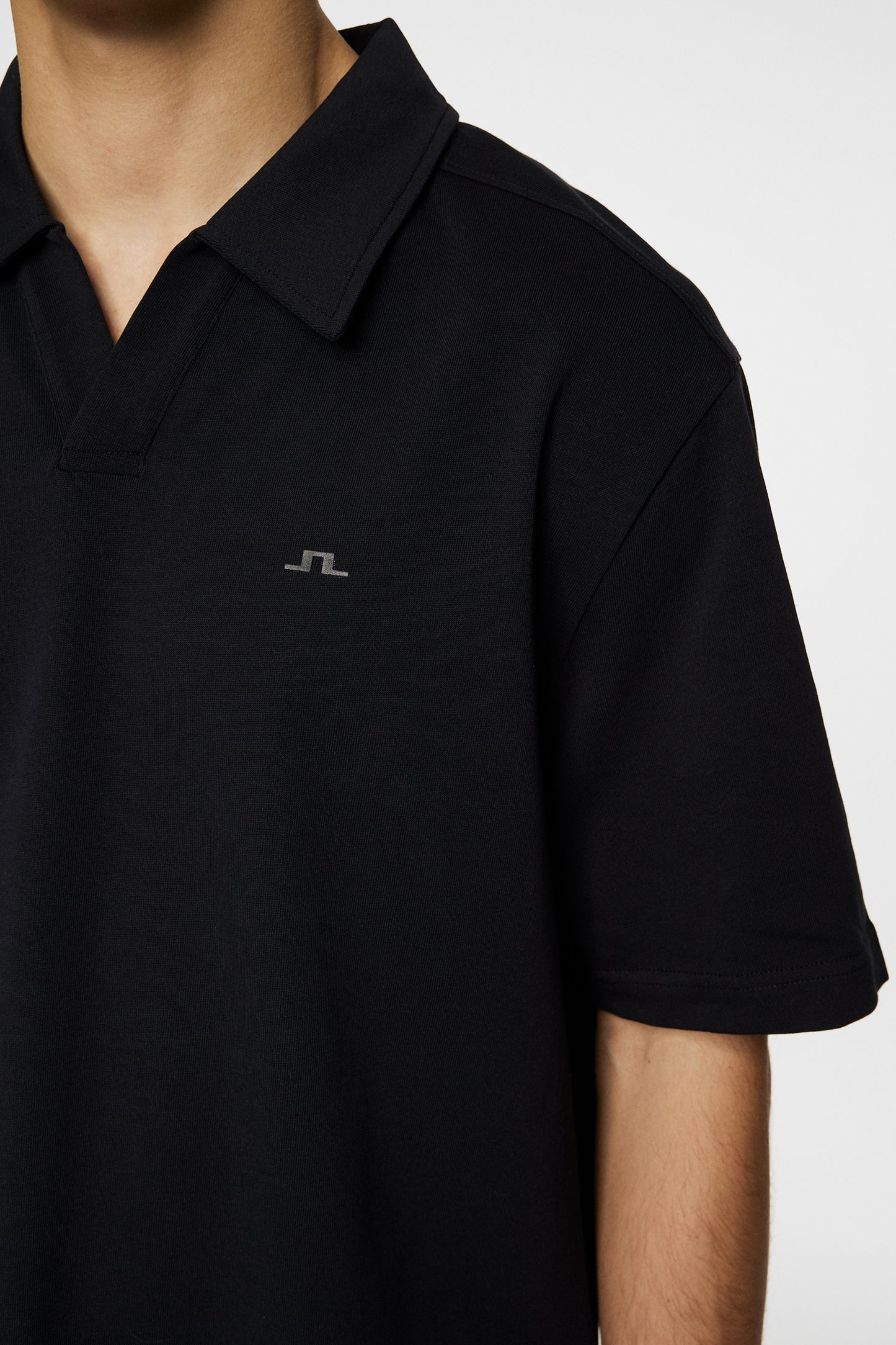 Roy relaxed Polo Pique in Black by J.Lindeberg