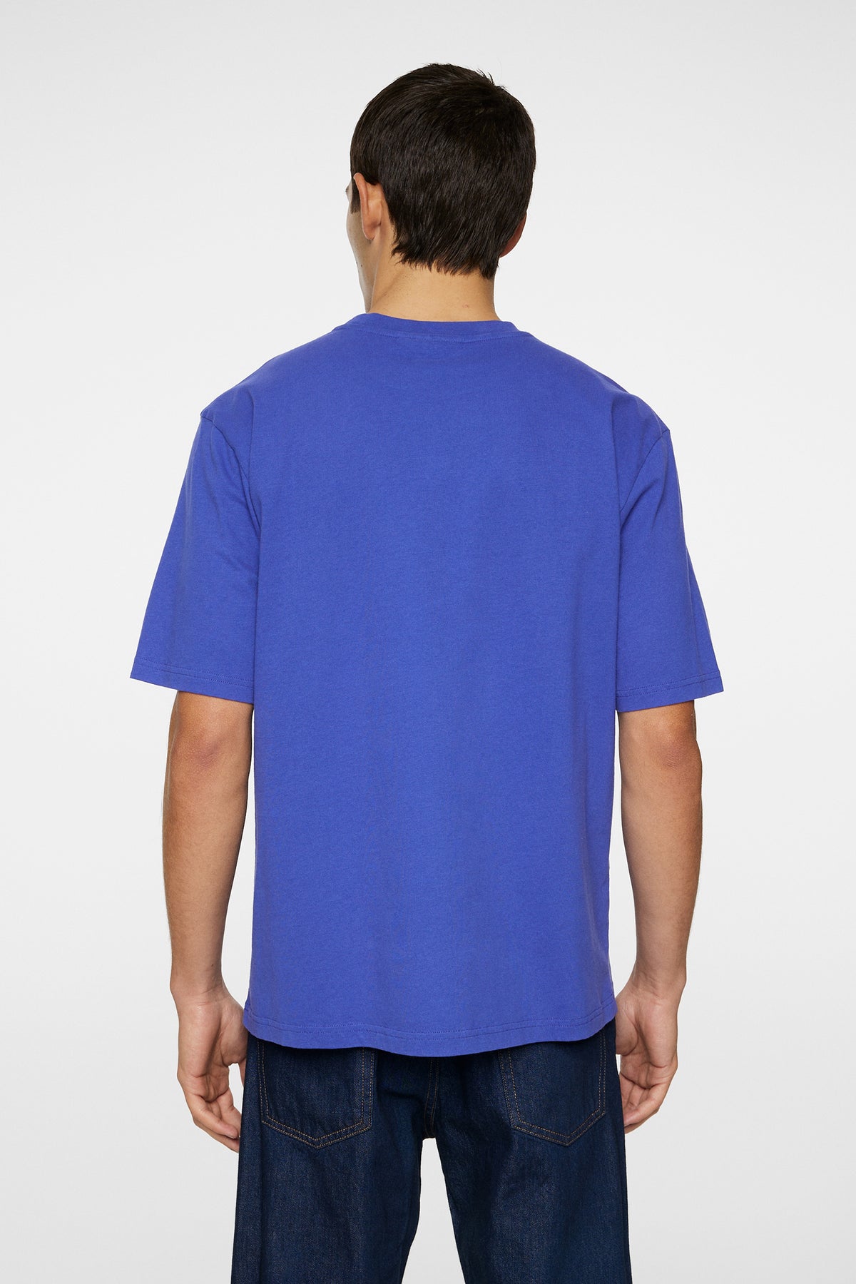 Parcy Logo Tee in Clematis Blue by J.Lindeberg