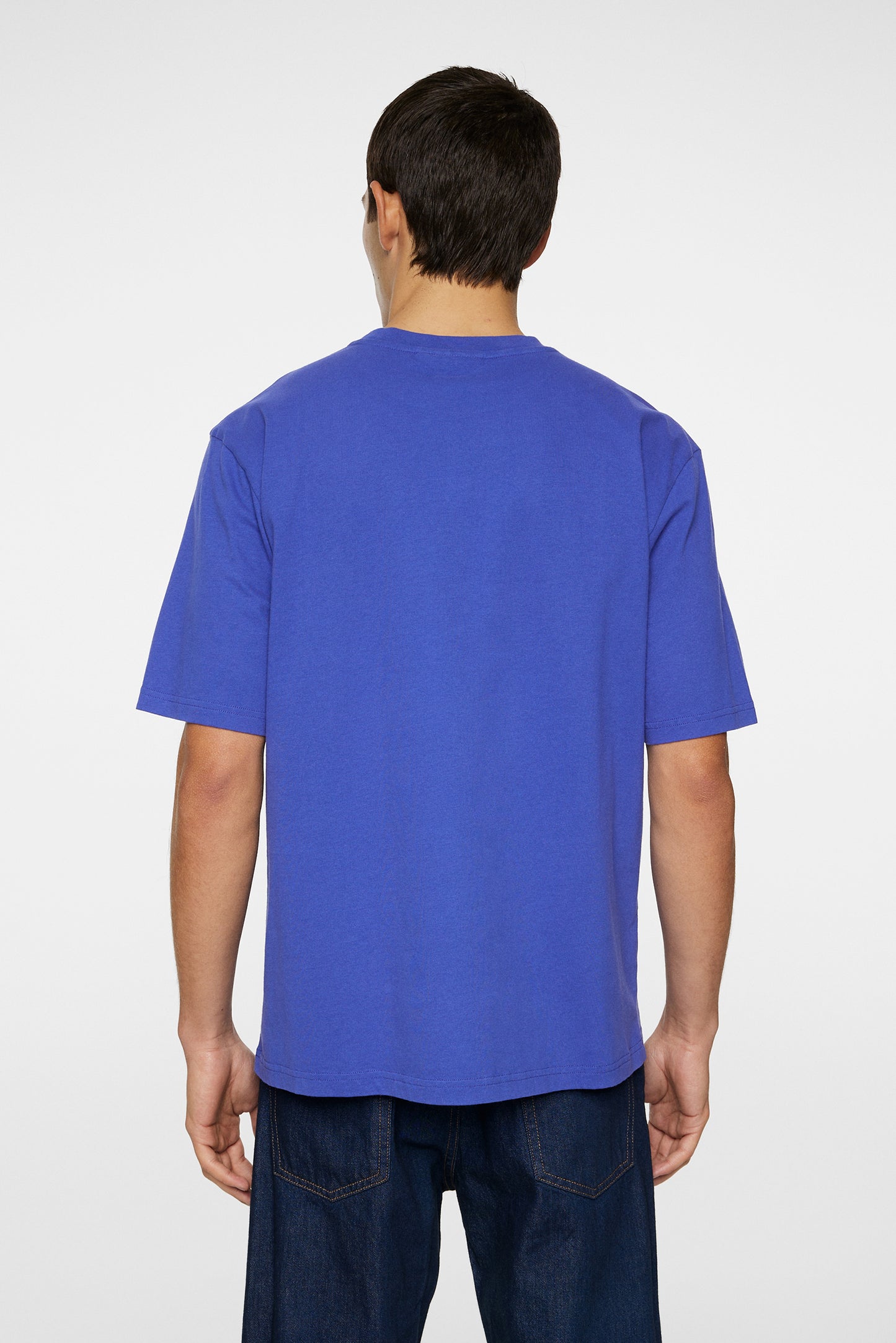 Parcy Logo Tee in Clematis Blue by J.Lindeberg