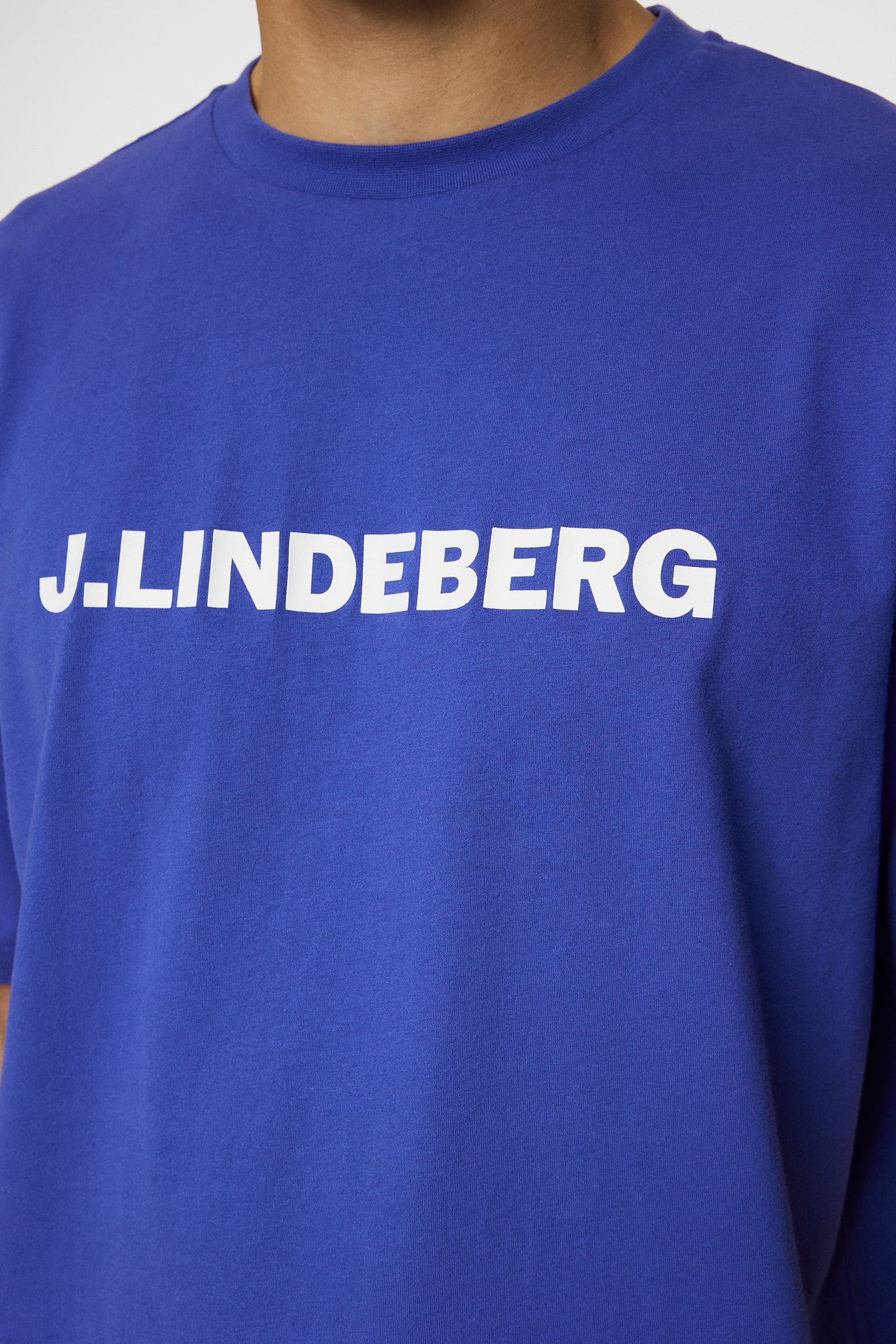 Parcy Logo Tee in Clematis Blue by J.Lindeberg