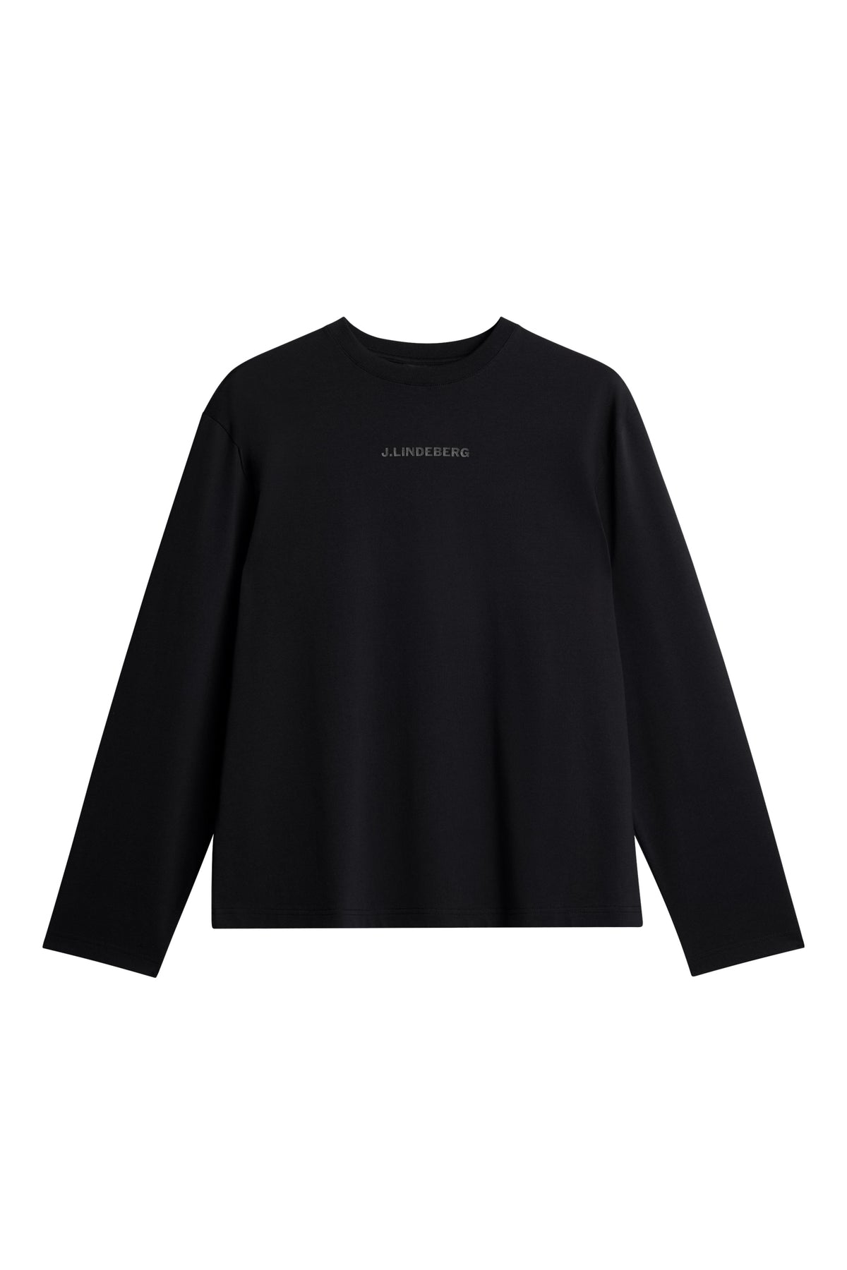 Hale Logo Longsleeve T-shirt in Black by J.Lindeberg