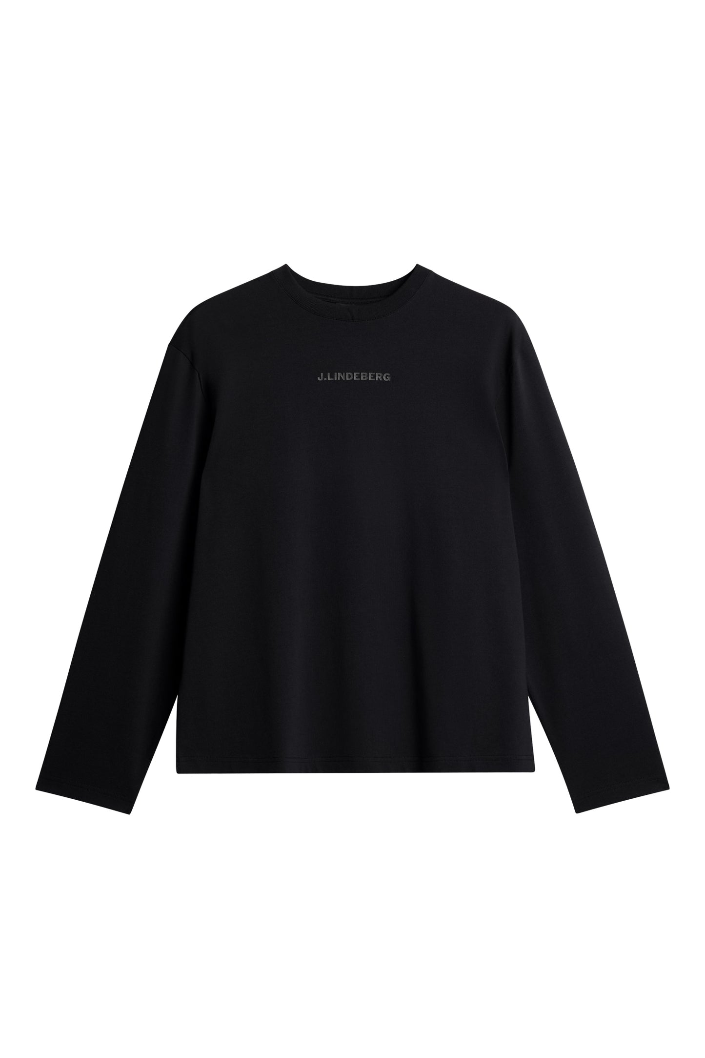 Hale Logo Longsleeve T-shirt in Black by J.Lindeberg