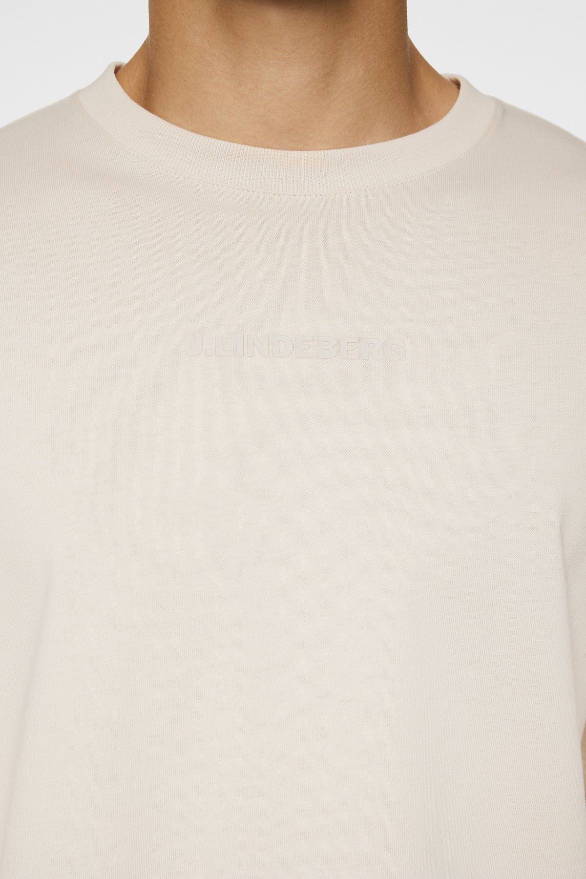 Hale Logo Longsleeve T-shirt in Moonbeam by J.Lindeberg