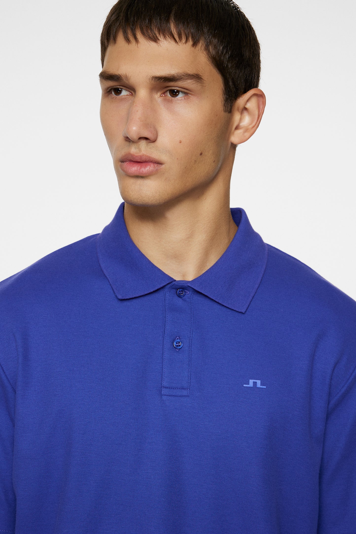 Trond Polo Pique in Clematis Blue by J.Lindeberg