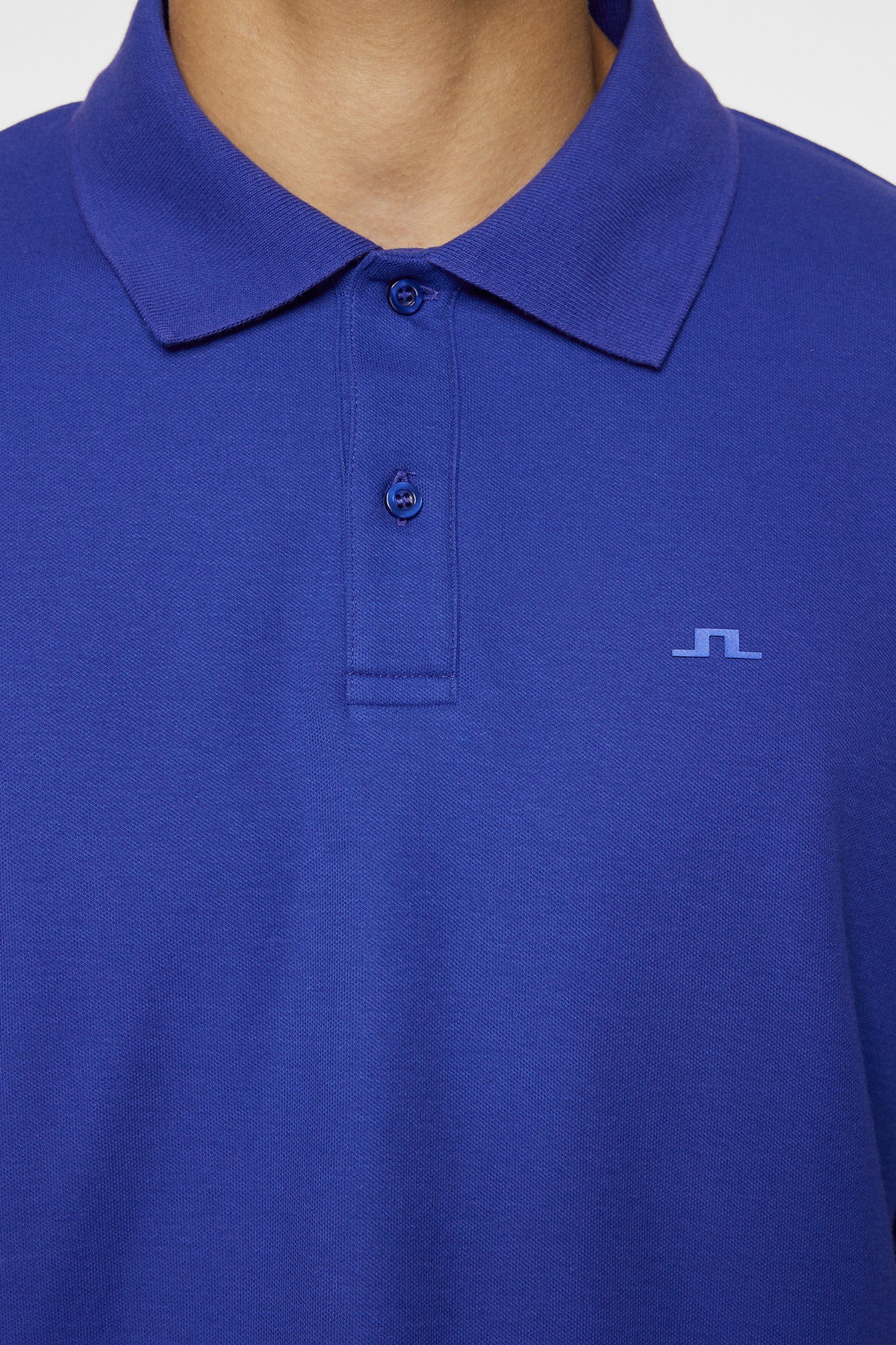 Trond Polo Pique in Clematis Blue by J.Lindeberg