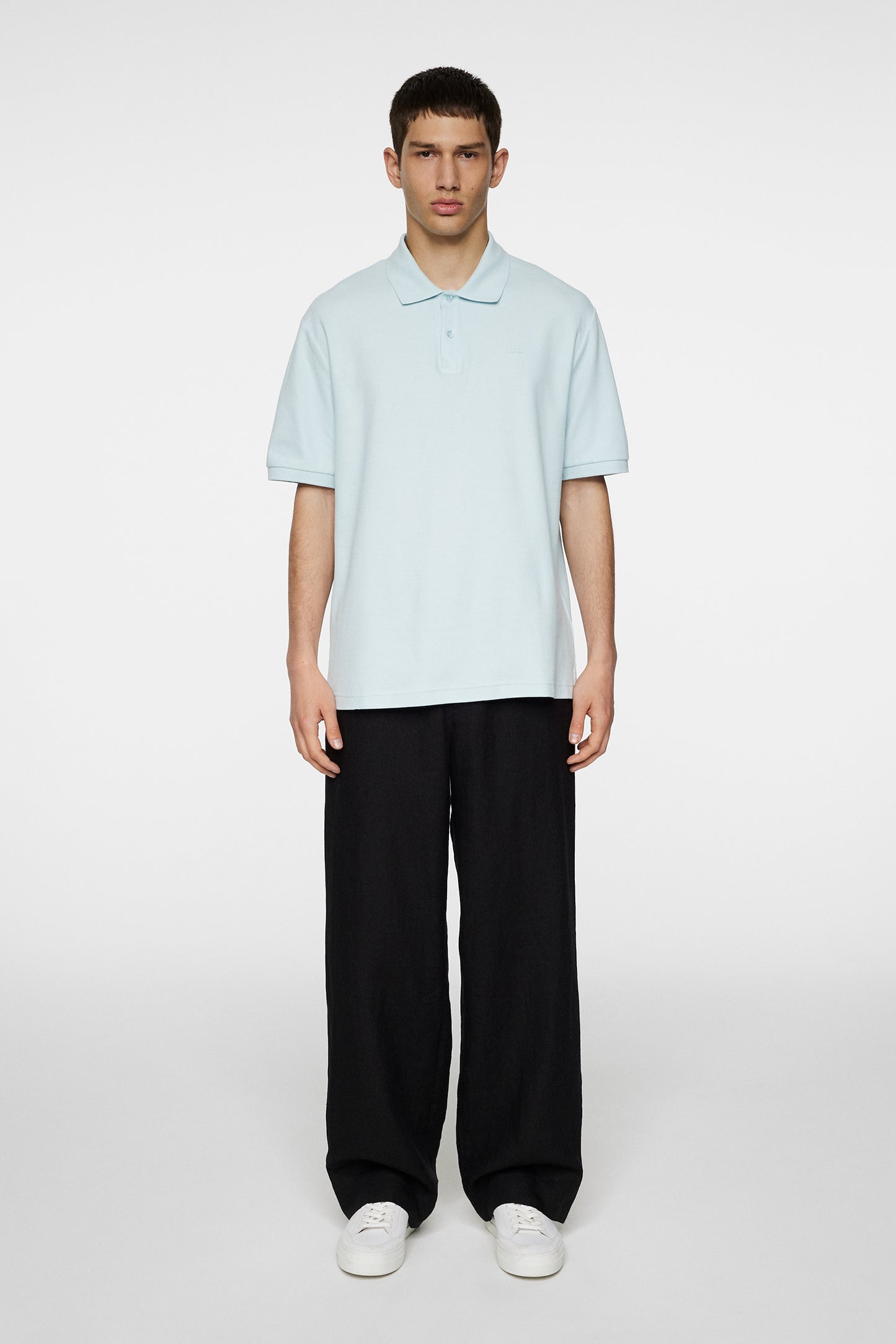 Truls Polo Pique in Winter Sky by J.Lindeberg