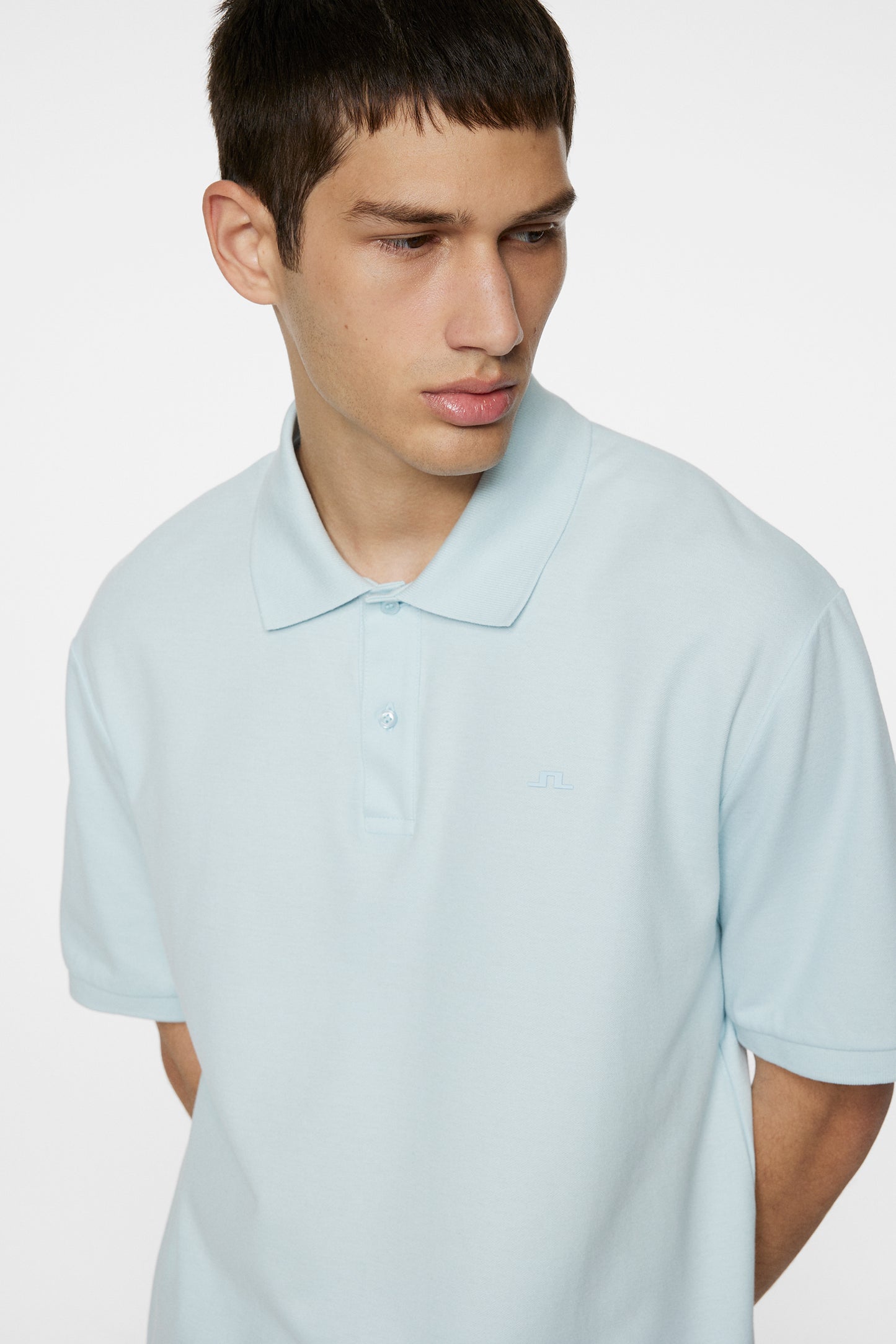 Truls Polo Pique in Winter Sky by J.Lindeberg