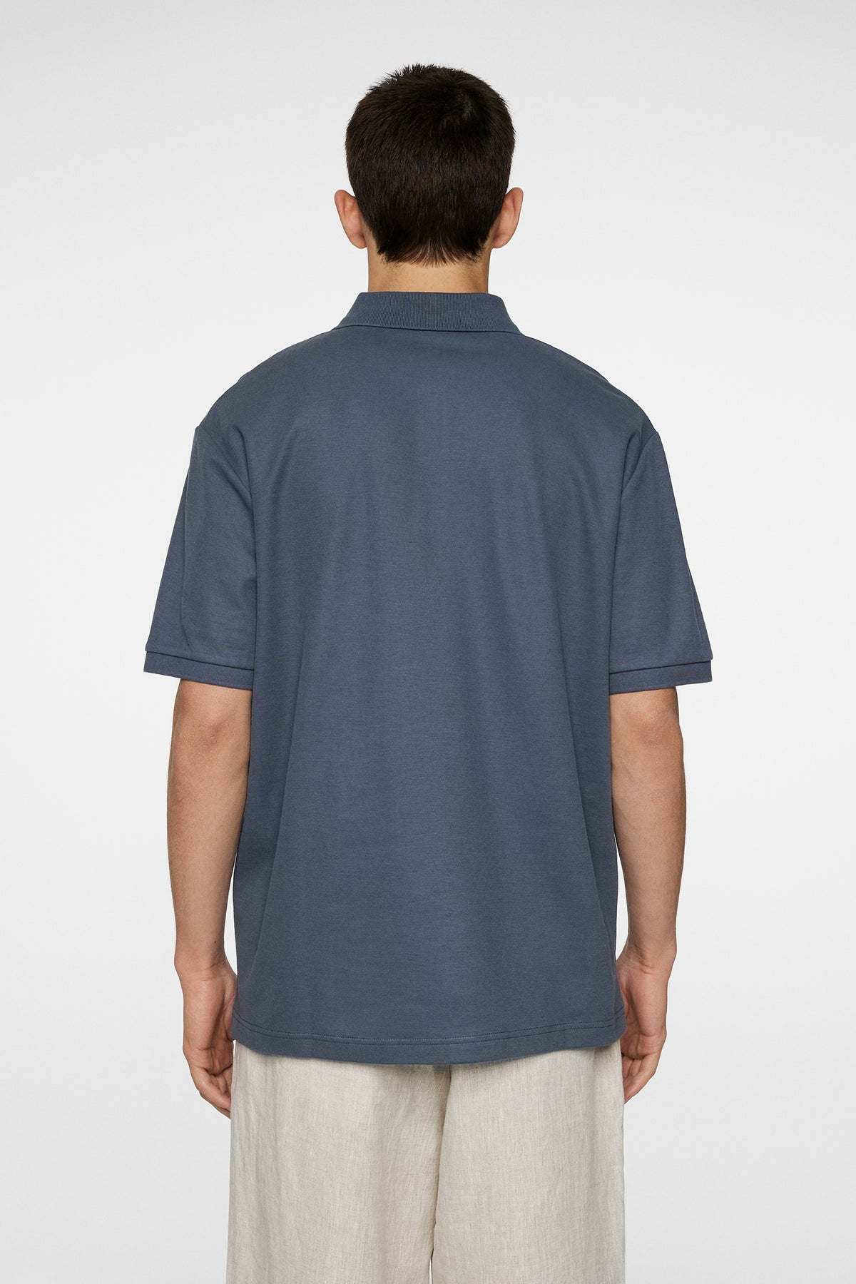 Truls Polo Pique in Ombre Blue by J.Lindeberg