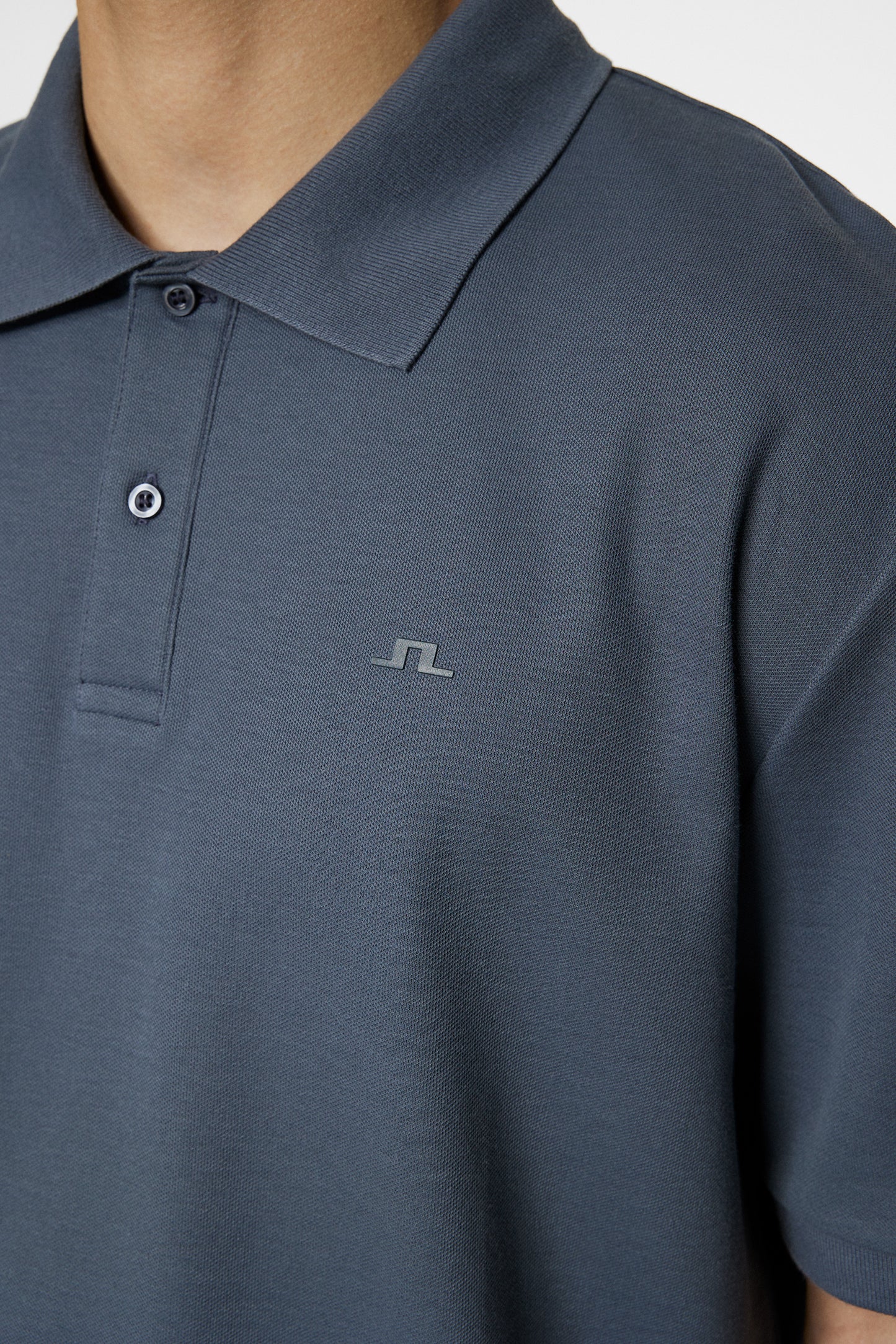 Truls Polo Pique in Ombre Blue by J.Lindeberg
